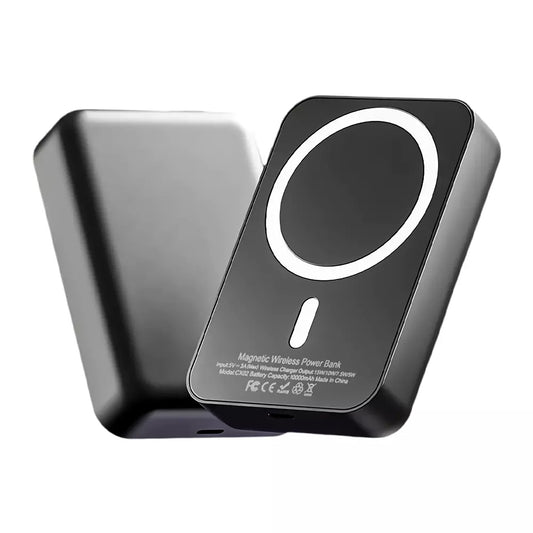 MagSafe Wireless Power Bank for iPhone 13 14 15 Portable Charger - Black