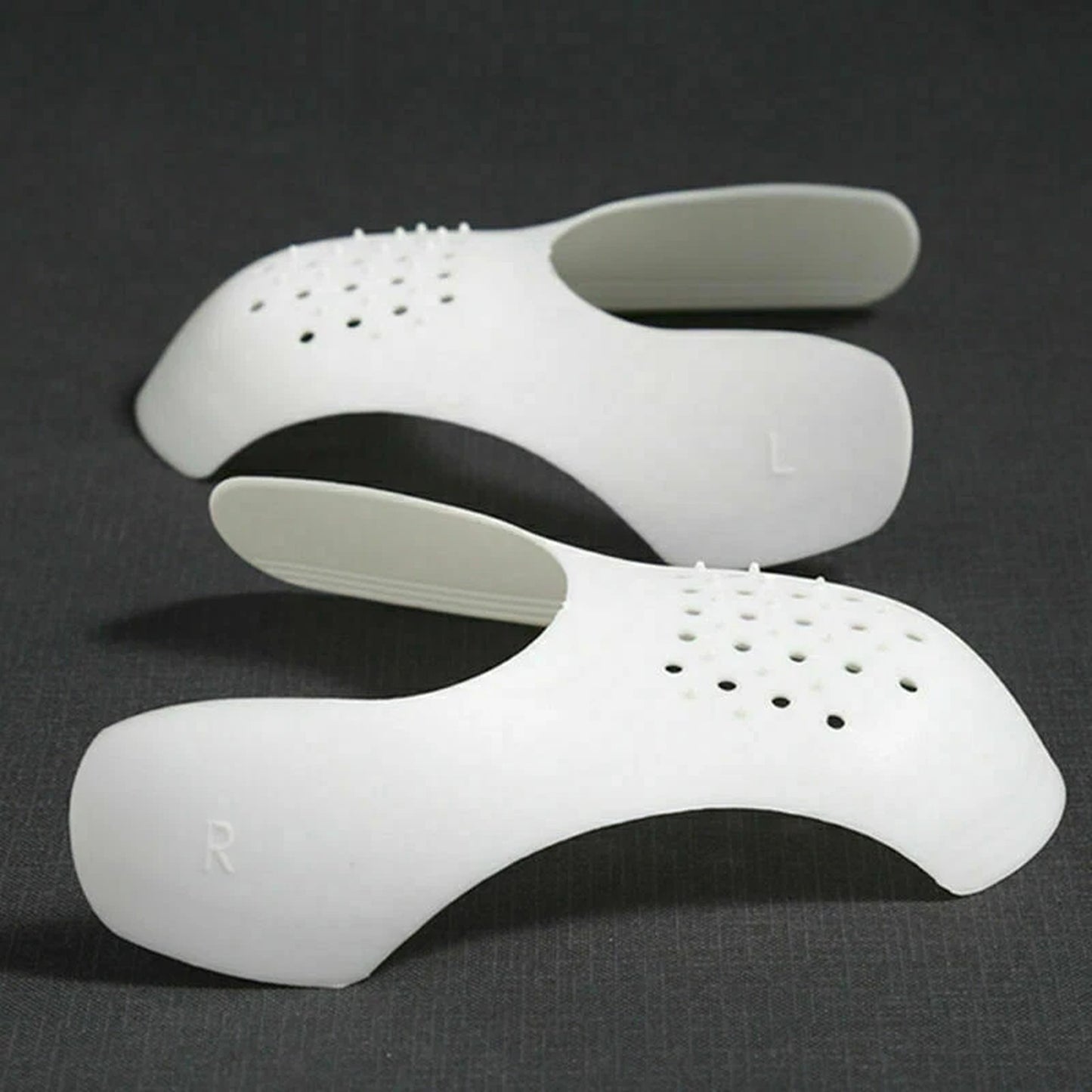 Sneaker Crease Protectors 2 Pair Shoe Shields Decreaser Guards - White