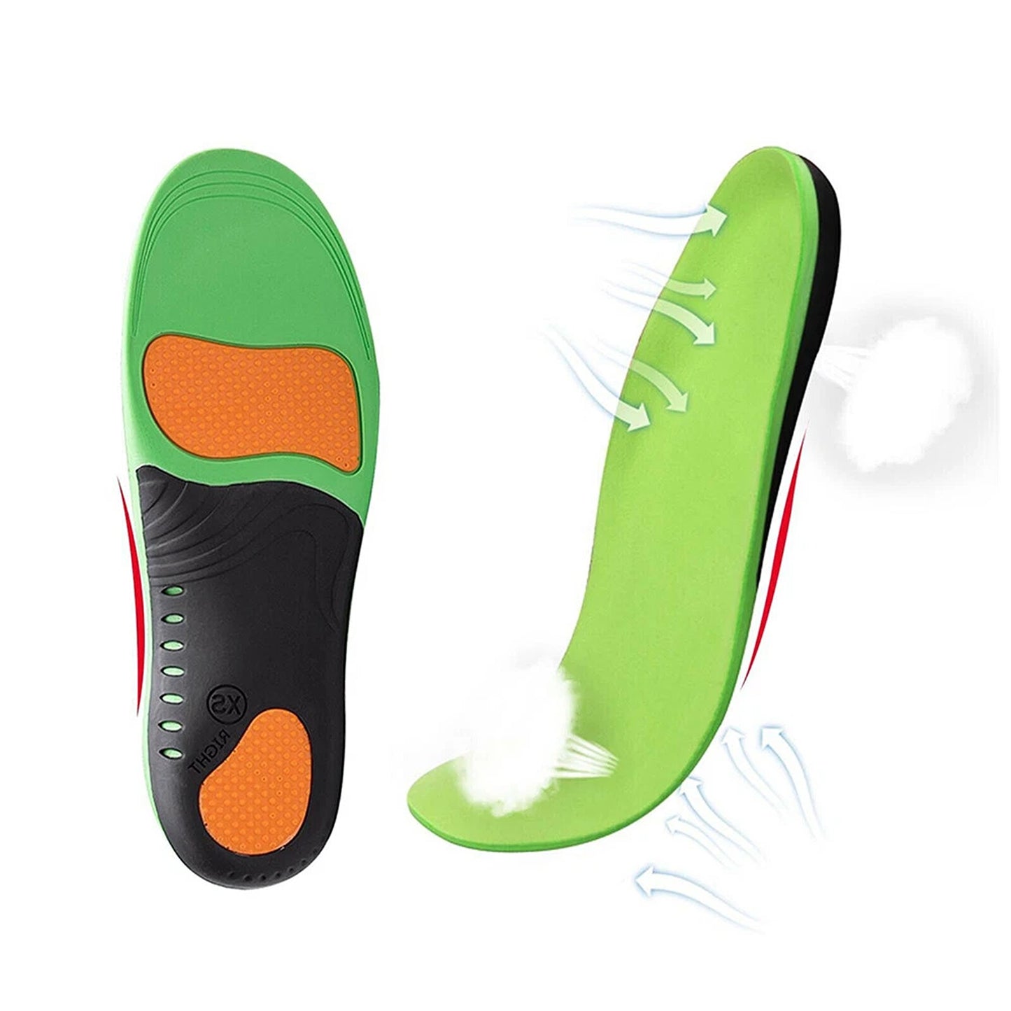Plantar Fasciitis Insoles High Arch Support Foot Pads