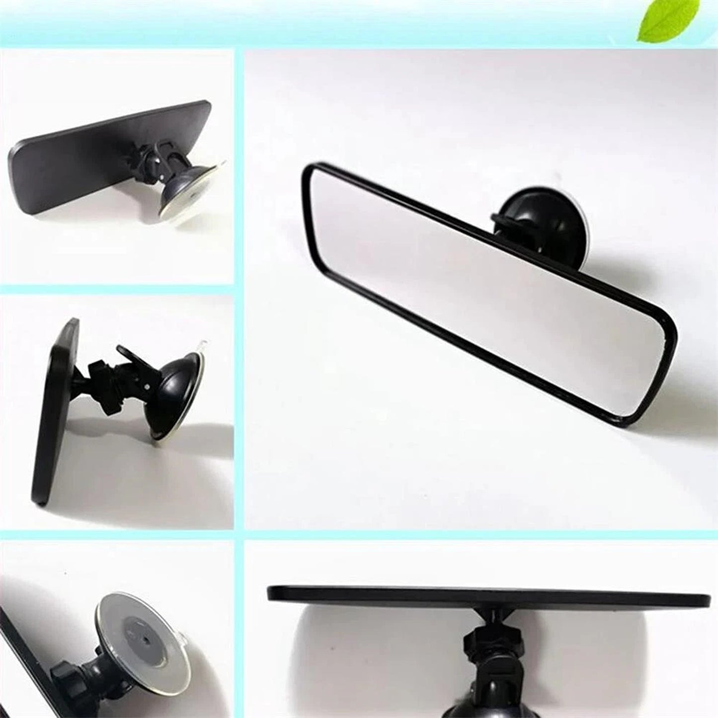 Universal Car Rear View Mirror with Suction Mount