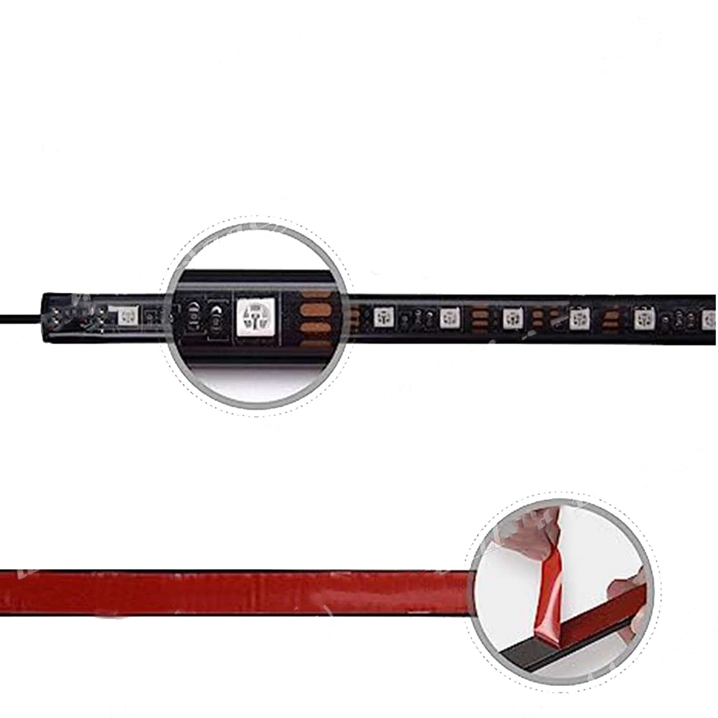 App Control RGB Underglow LED Neon Strip Kit For Car