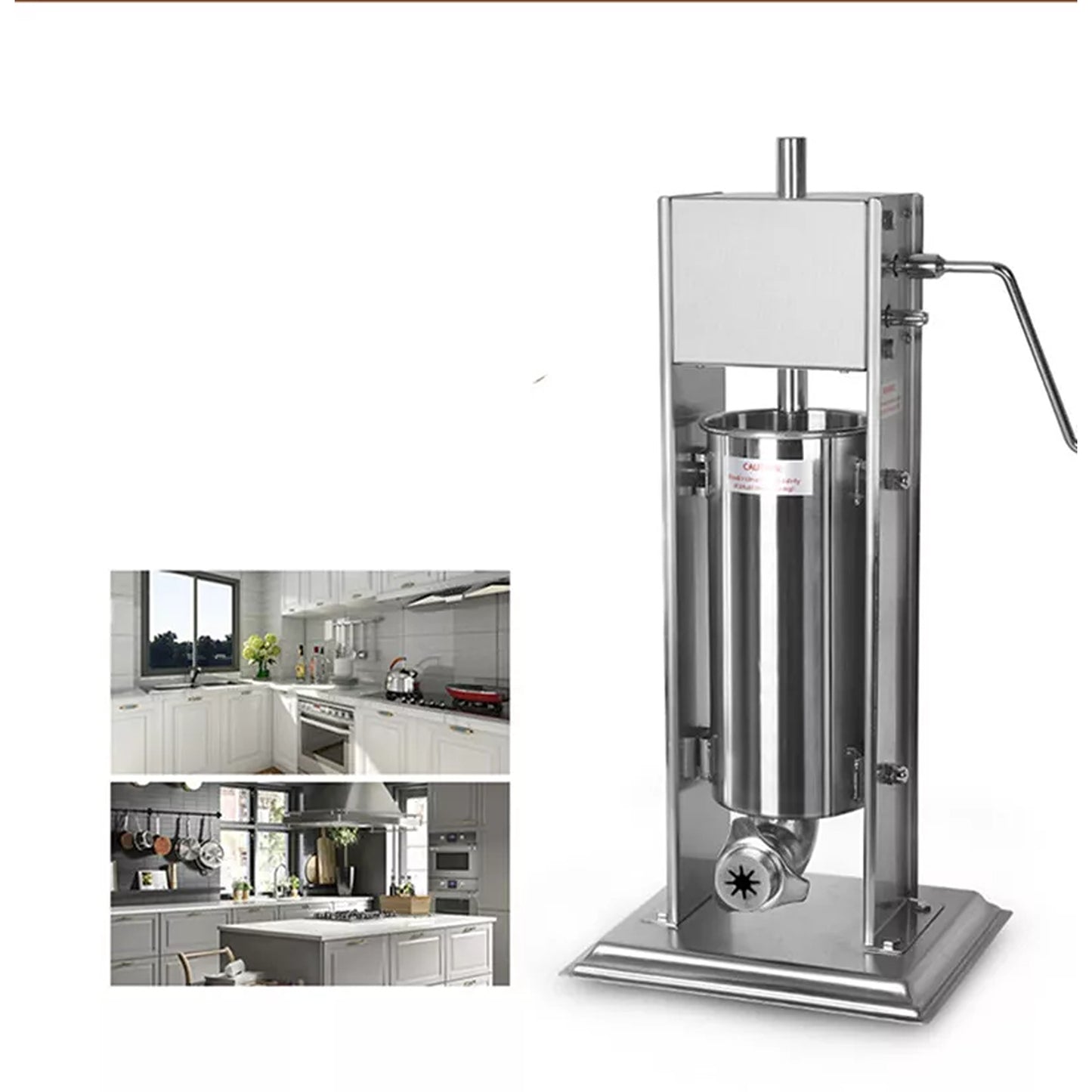 Manual Vertical Churros Maker 5L with Nozzles for Commercial Kitchens