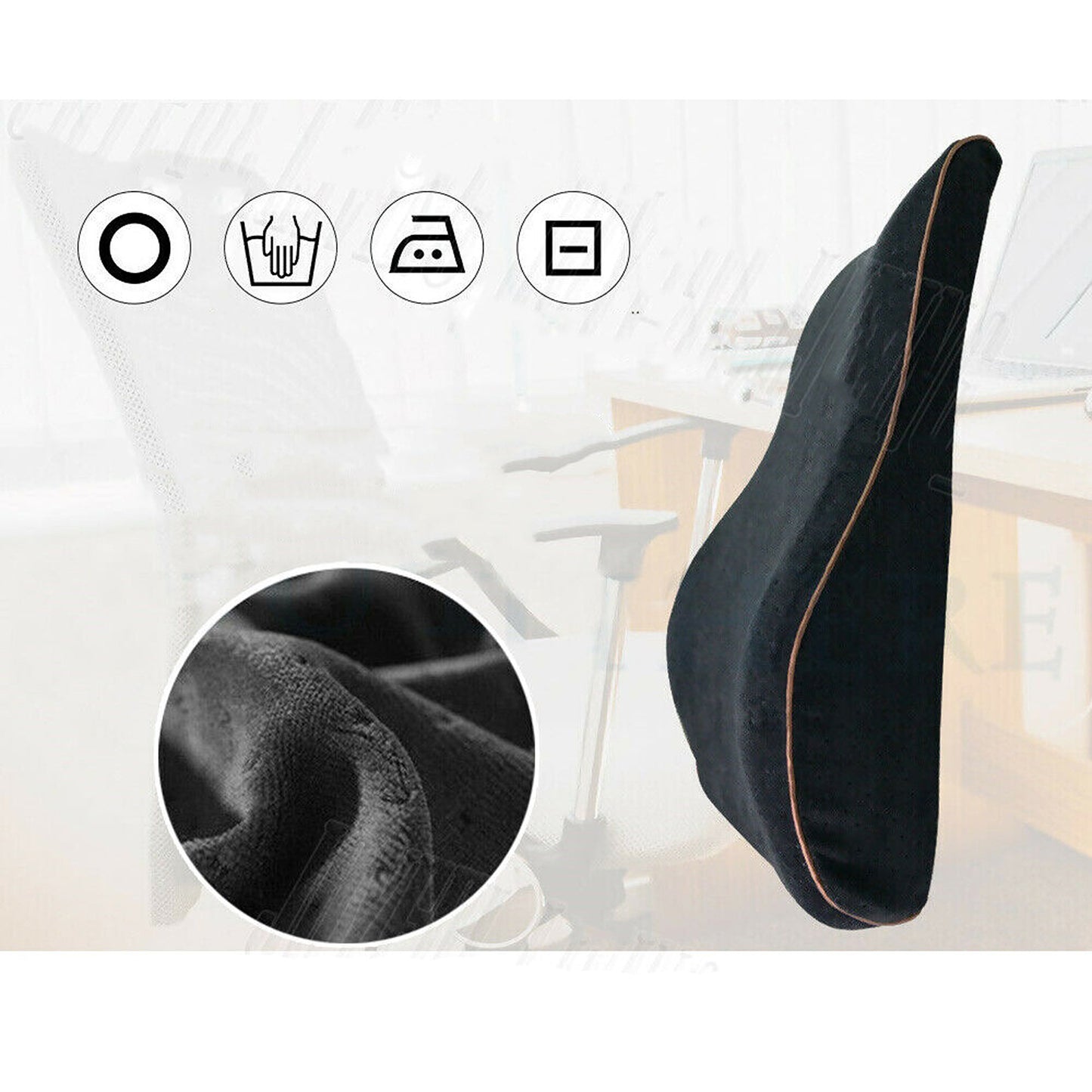 Lumbar Support Cushion with Memory Foam