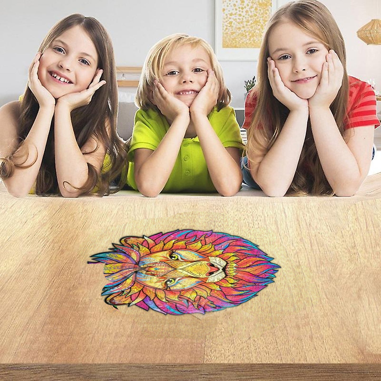 A3 Wooden Jigsaw Puzzles Animal Shape Toy