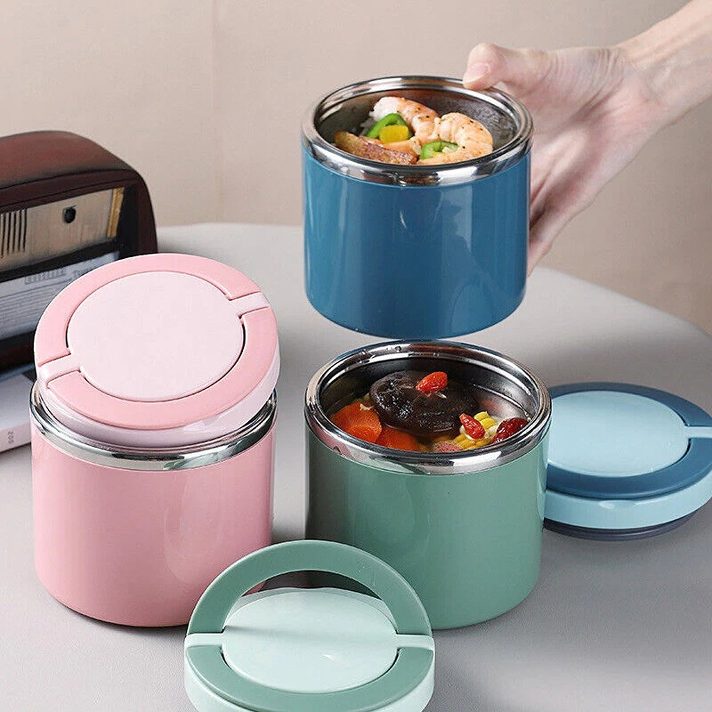 Thermal Food Container Bento Box for Meal Prep and Storage