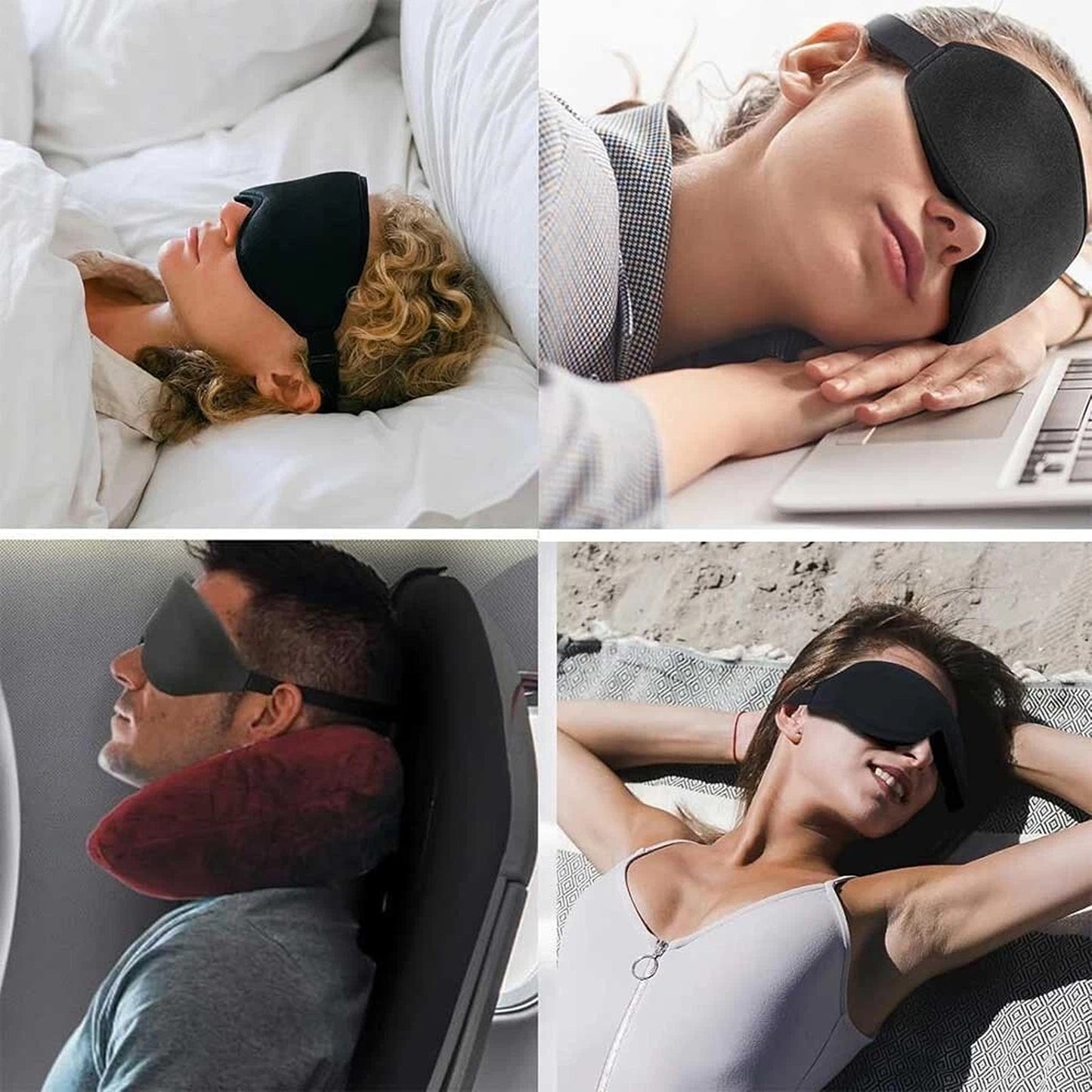 Soft Padded Eye Mask for Home and Travel