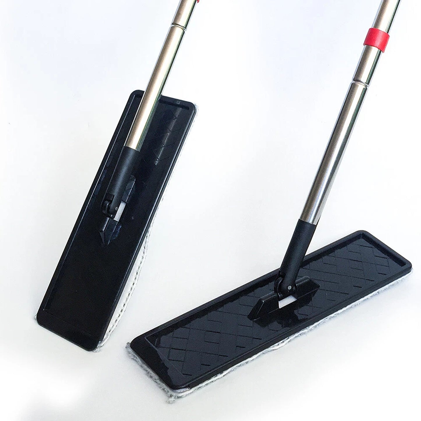Microfibre Flat Mop and Bucket Floor Cleaner Set Wet Dry