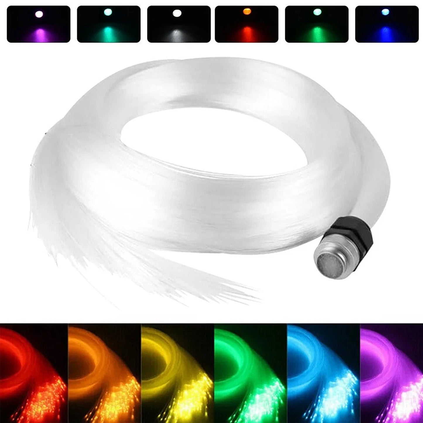 500 Piece LED Starlight Headliner Kit for Car and Home