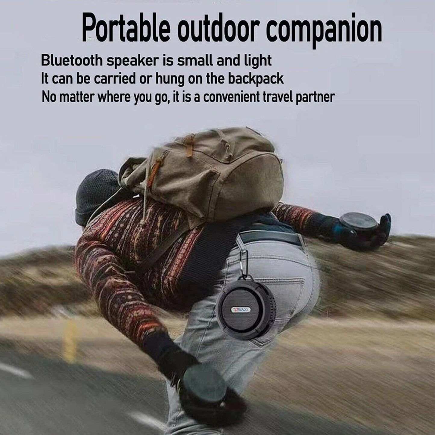 Portable Bluetooth Shower Speaker Waterproof Wireless for Car