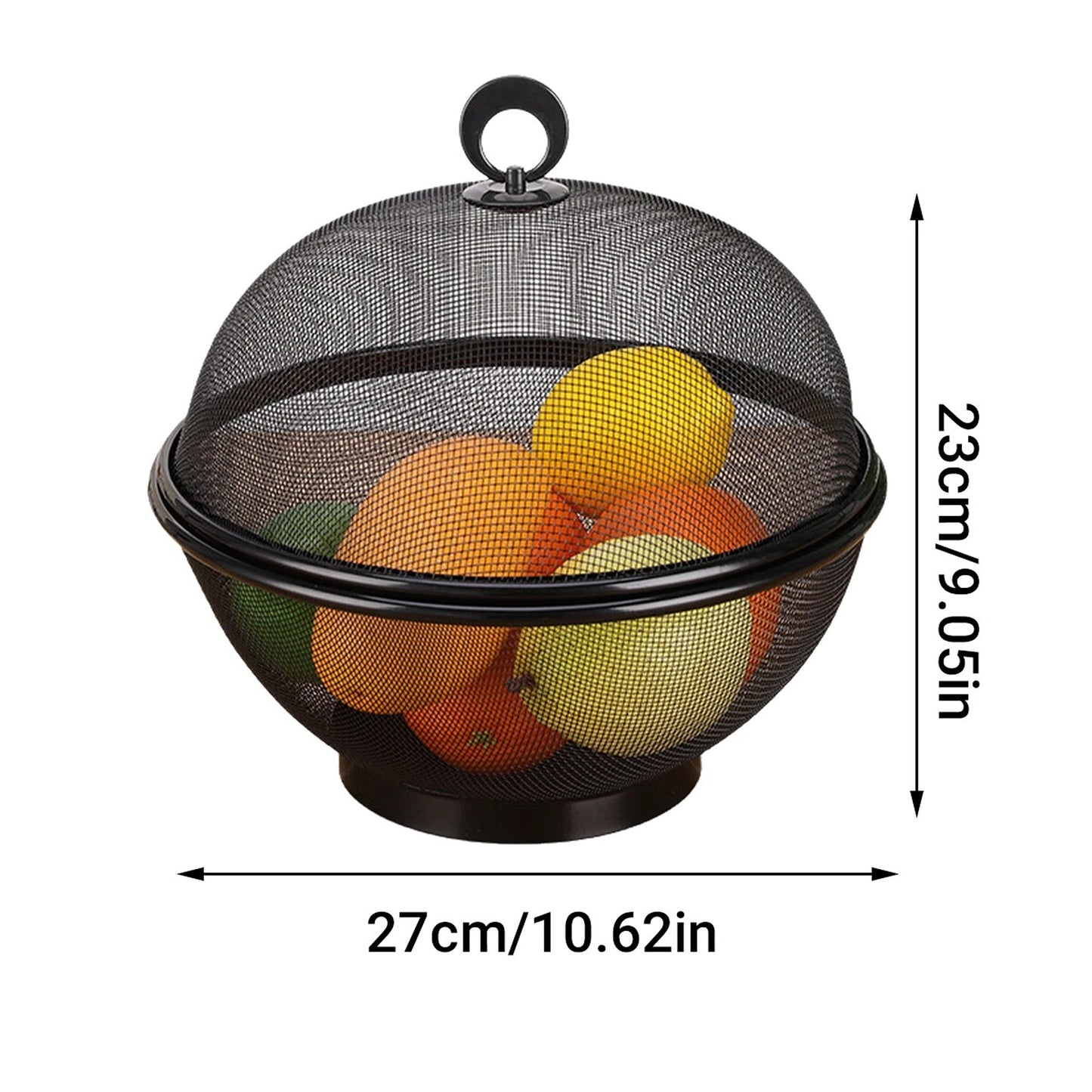 Multi Function Kitchen Fruit Basket with Lid Drain Basket