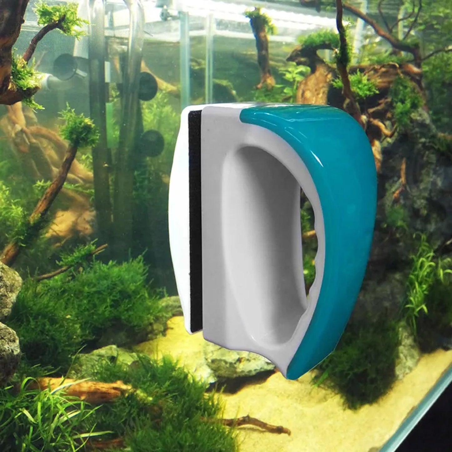Aquarium Cleaner Handle Fish Tank Scrubber Tool