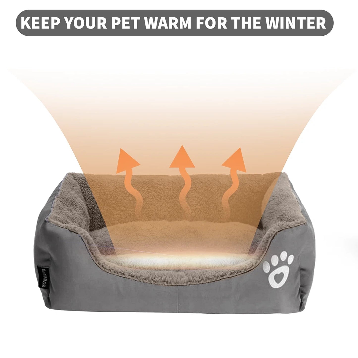 Fluffy Calming Bed for Pets Donut Style Cushion for Dogs and Cats in Multiple Sizes
