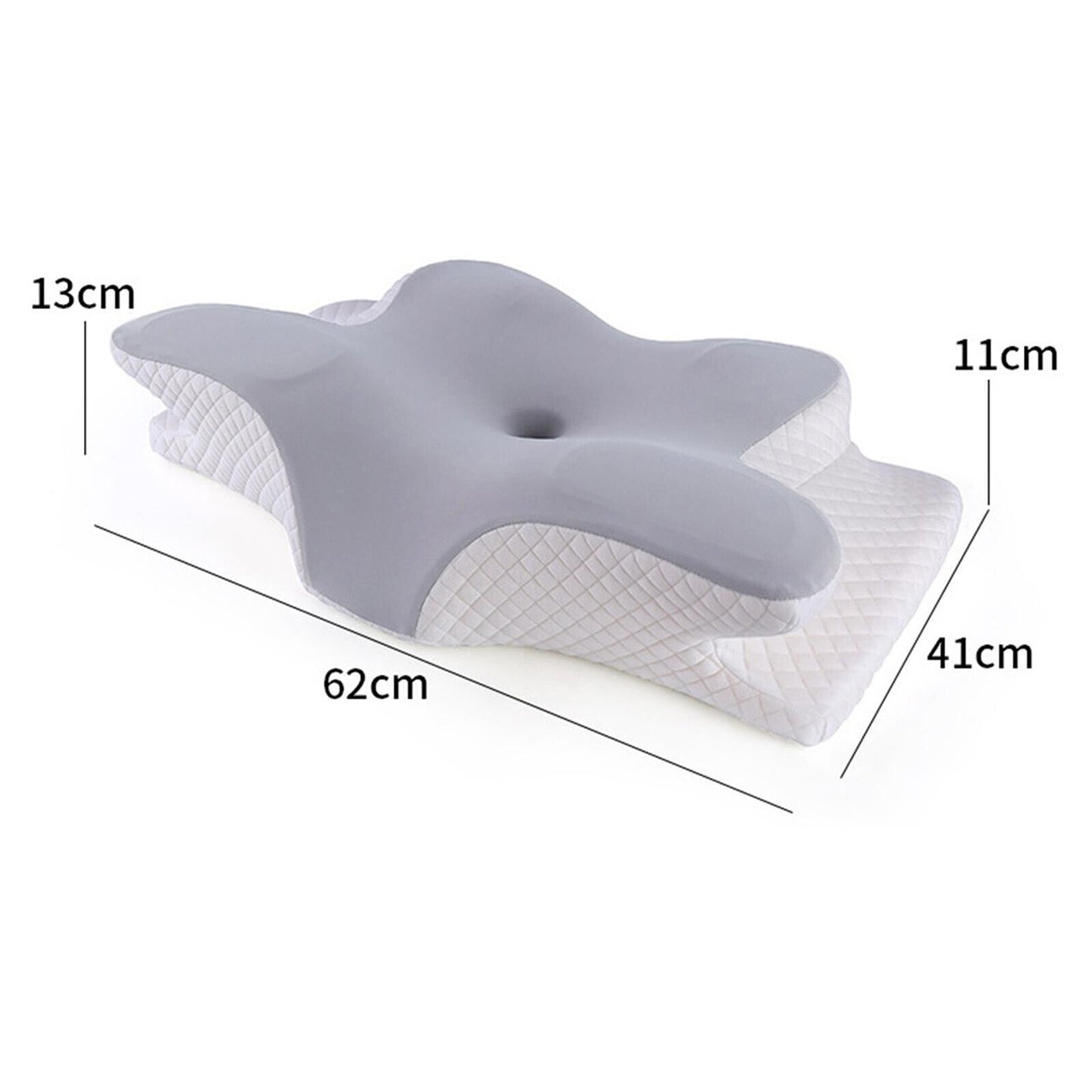 Ergonomic Neck Pillow Memory Foam Orthopedic Pain Relief