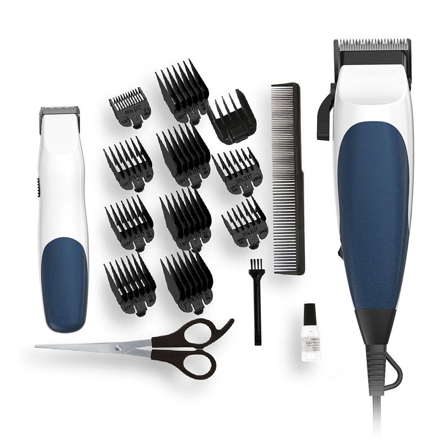 Hair Clipper and Beard Trimmer Combo 19pc Kit with Bonus Battery