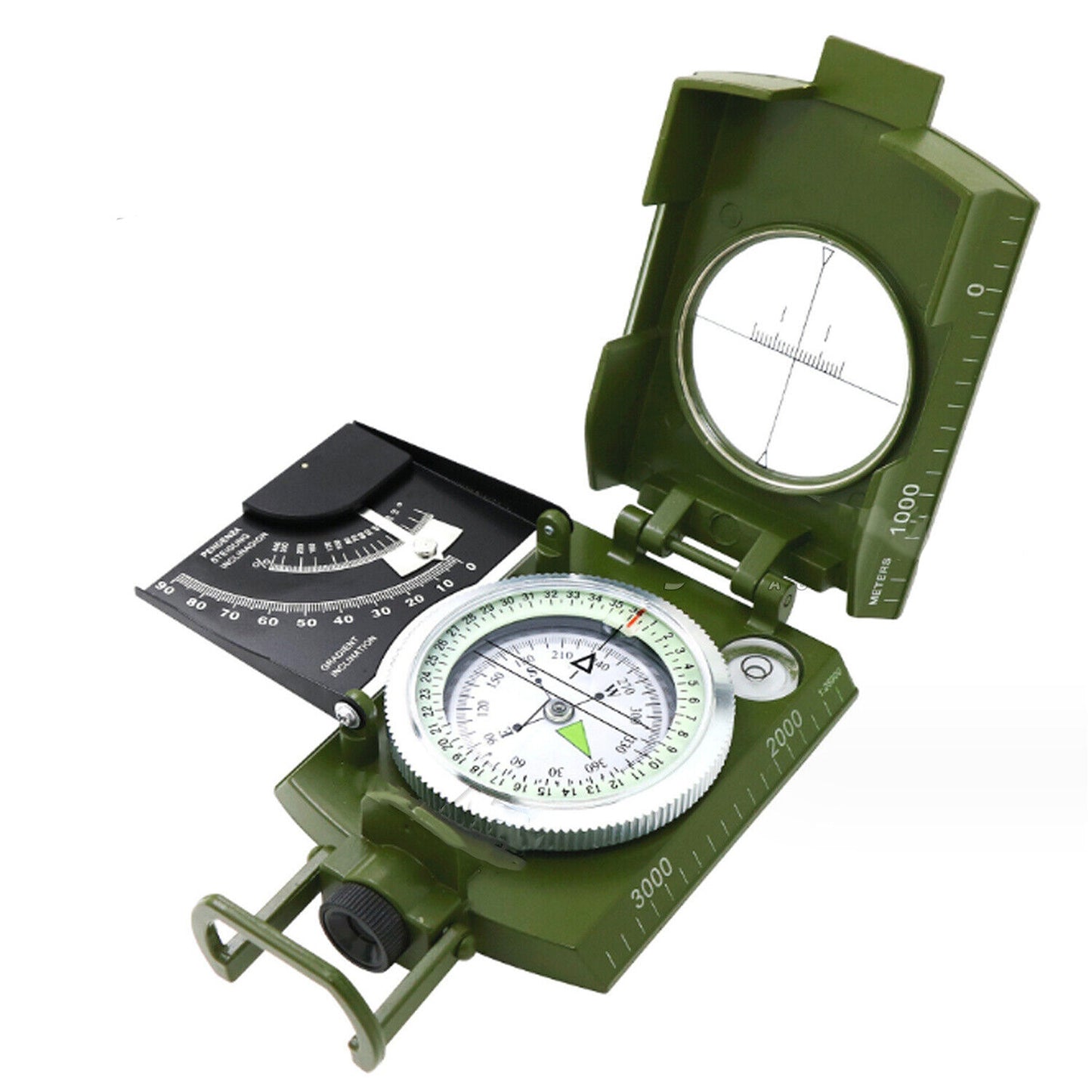 Outdoor Military Metal Sighting Compass Gear Survival