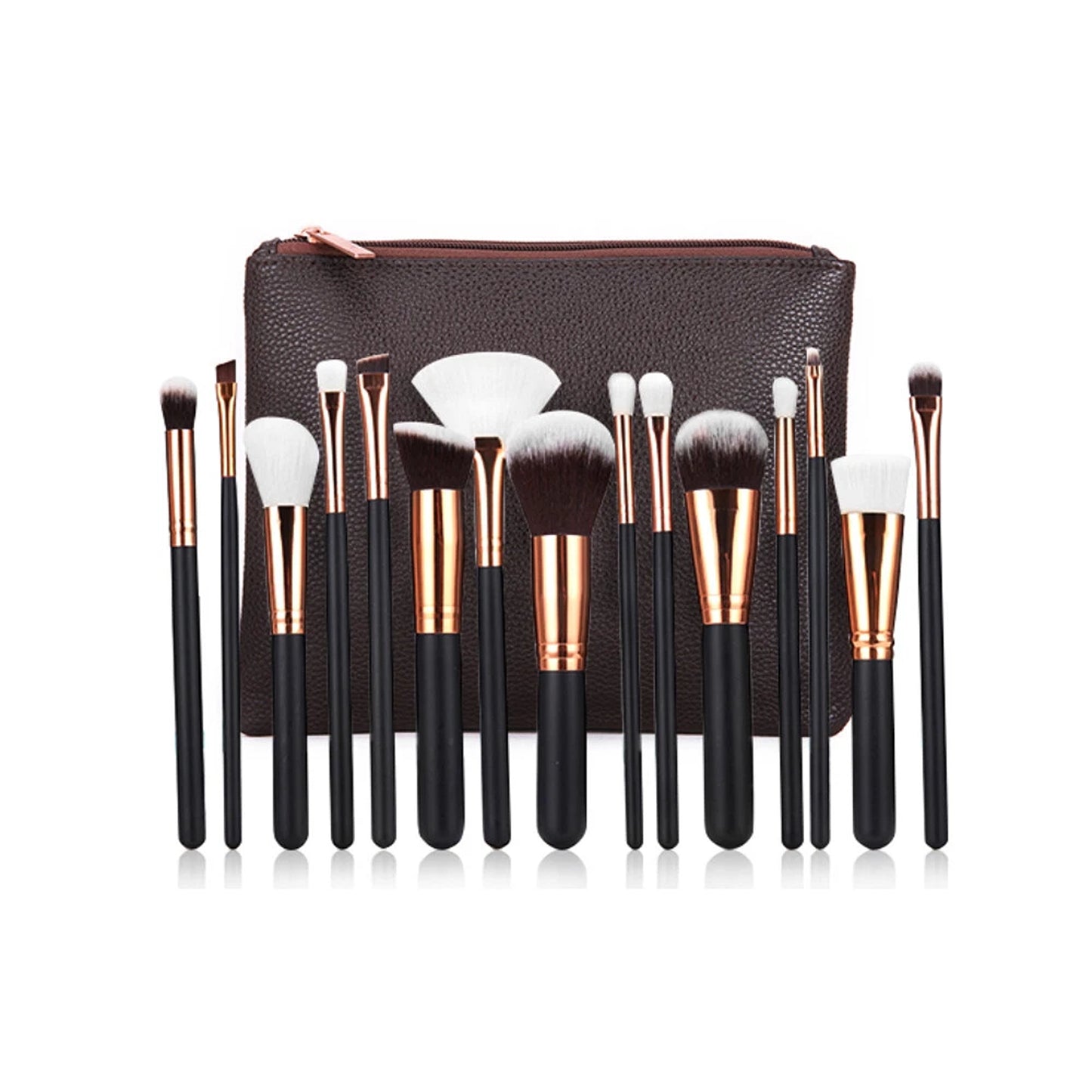 15 Piece Beauty Brush Set for Everyday Makeup Application