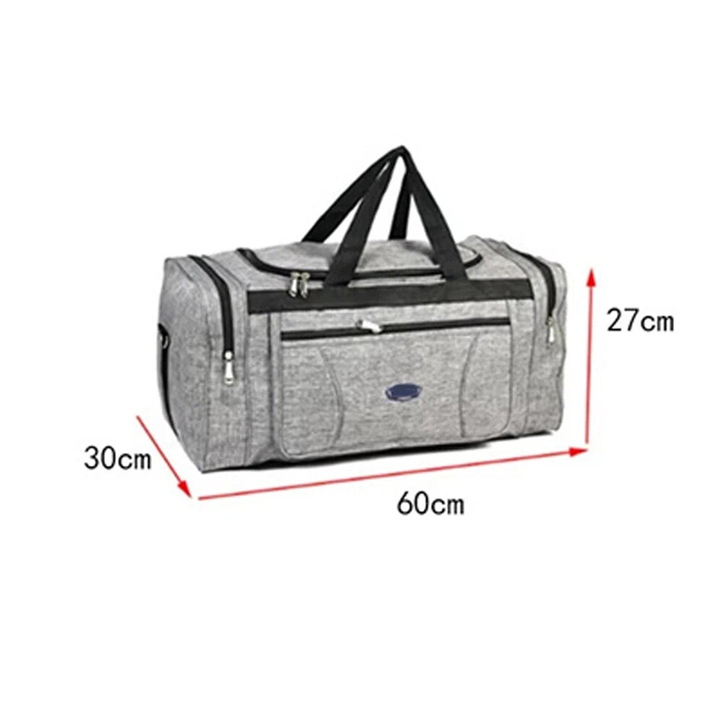 Navy Waterproof Oxford Travel Bag Large Capacity Sports Duffle Bag