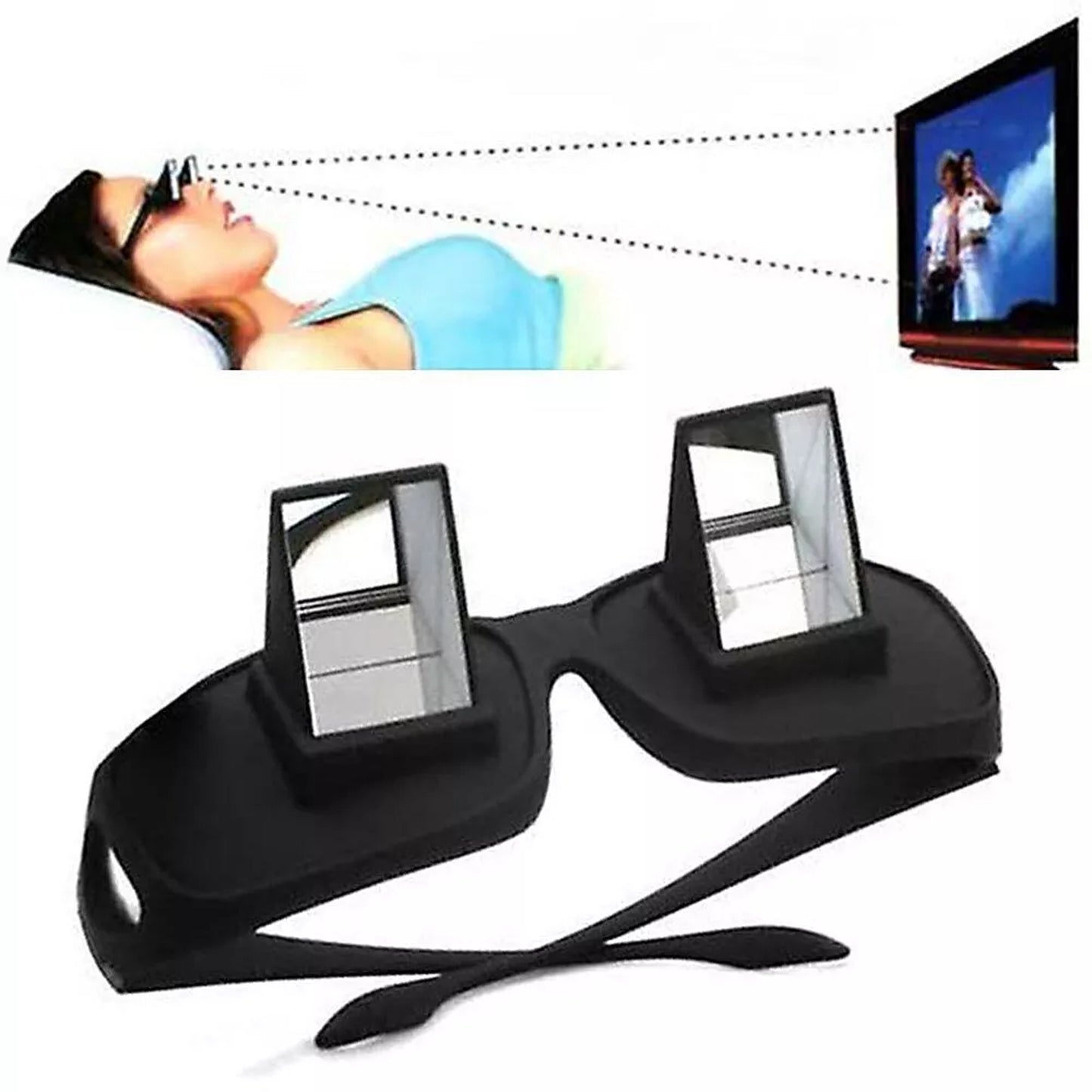 Lazy Glasses 90 Degree Bed Reading Prism Glasses