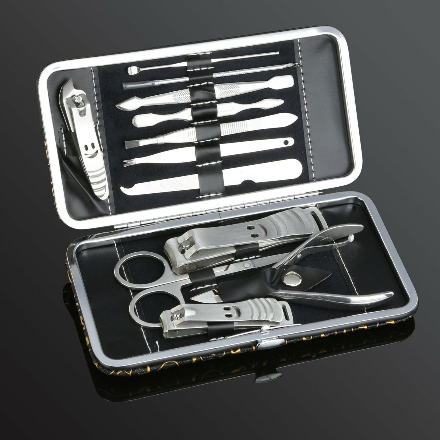 Stainless Nail Clippers Kit - 12 pcs