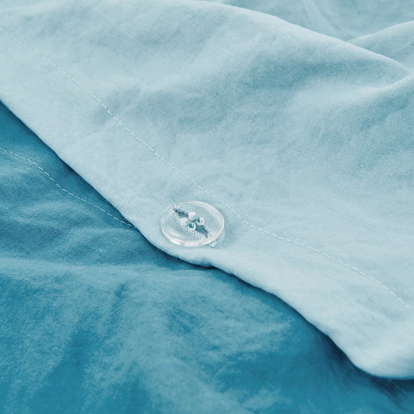 Slate Blue 2000 Thread Count Quilt Cover Set Soft Luxury Bedding