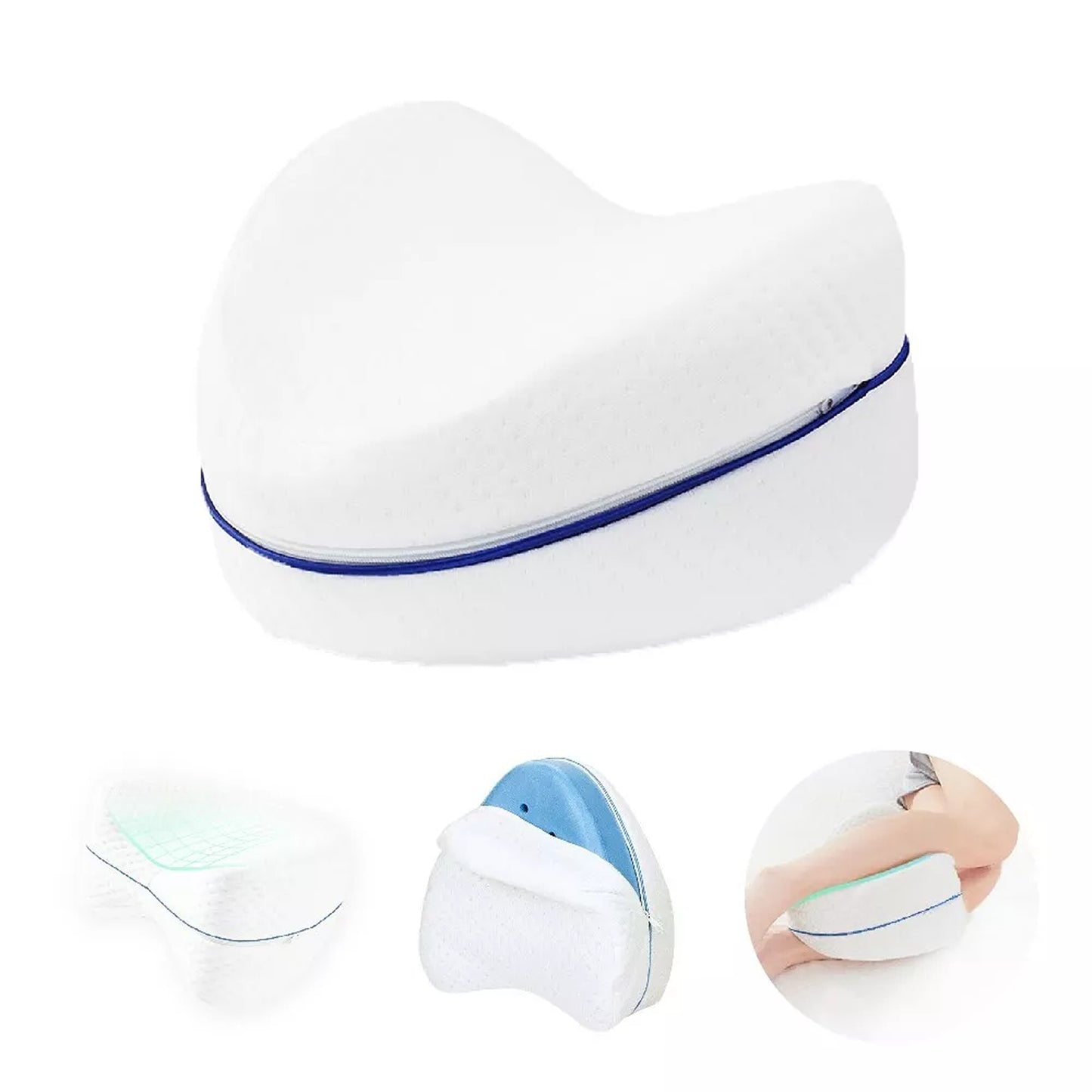 Memory Foam Orthopedic Leg Pillow for Knee and Body Alignment