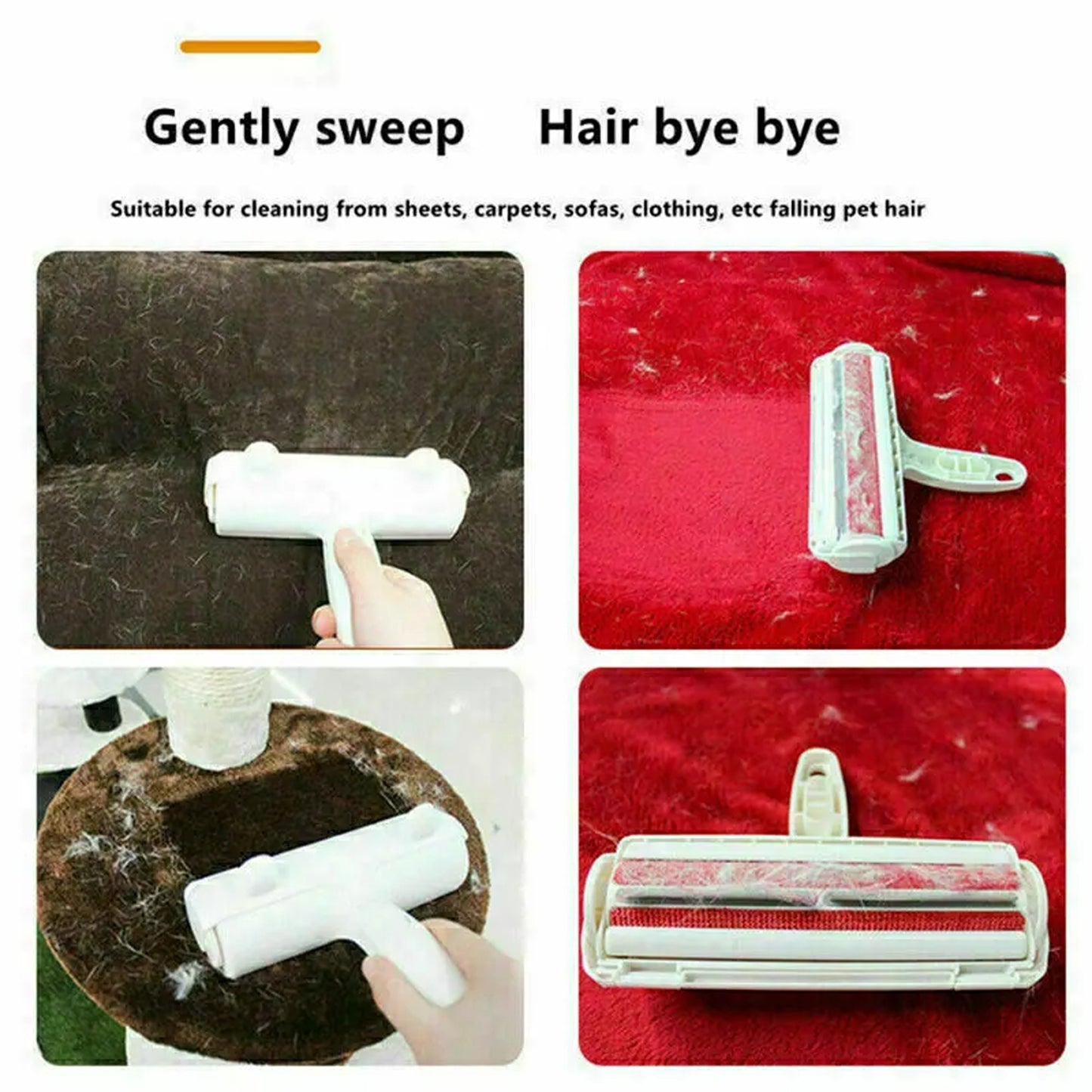 Pet Hair Remover Brush for Dog and Cat Fur Self Cleaning