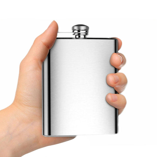 Portable 8oz Stainless Steel Liquor Flask