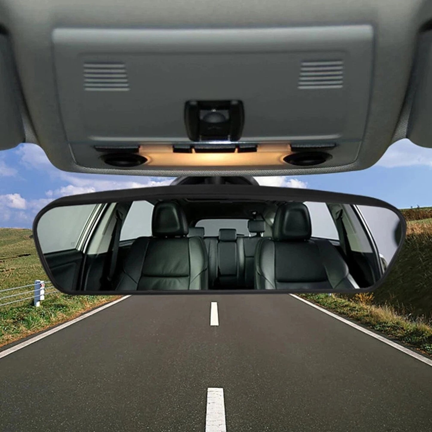 Universal Car Rear View Mirror with Suction Mount