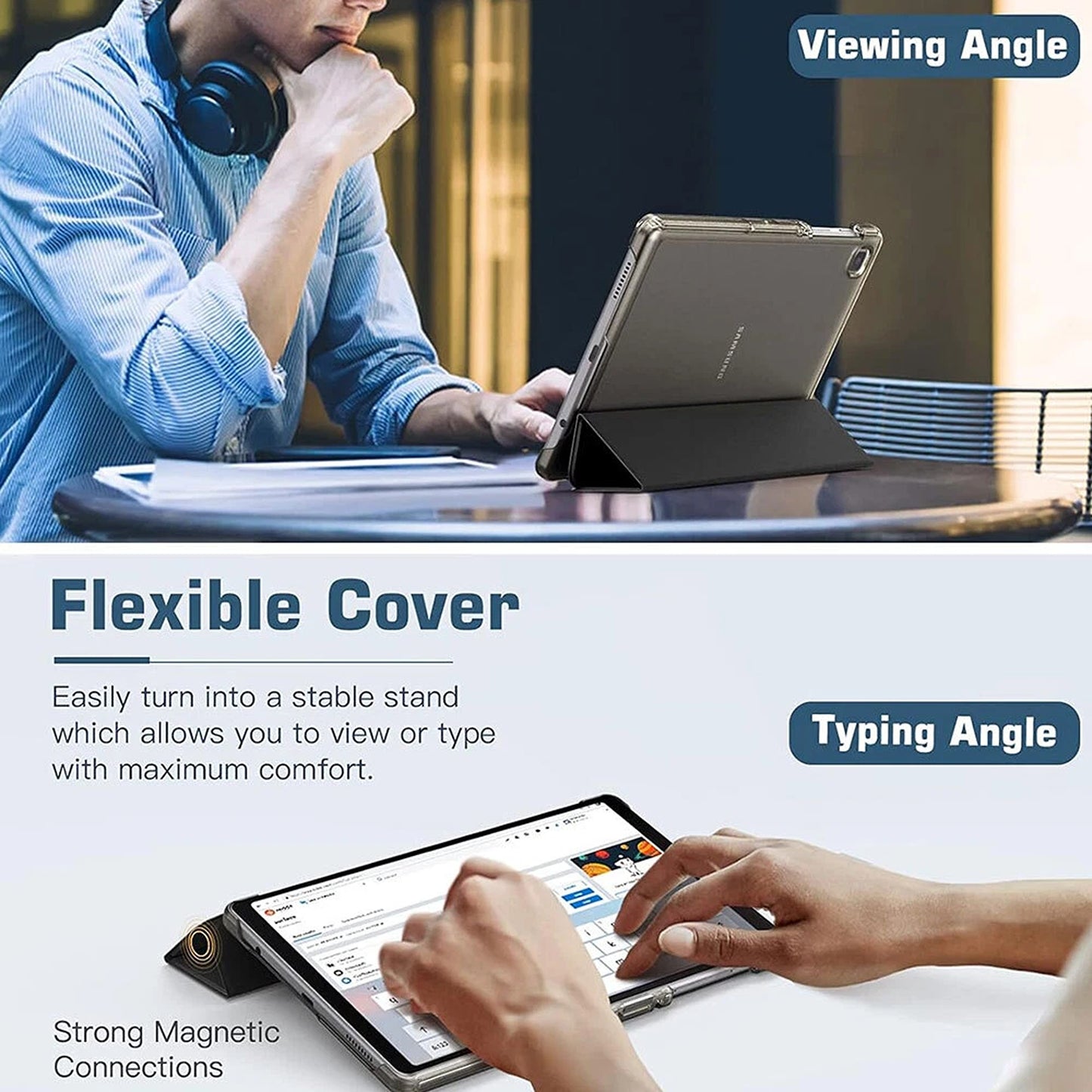 Midnight Blue For Samsung Galaxy Tab Case Cover Protector A11 A11+ A9 A9+ Plus A8 Lite Holder