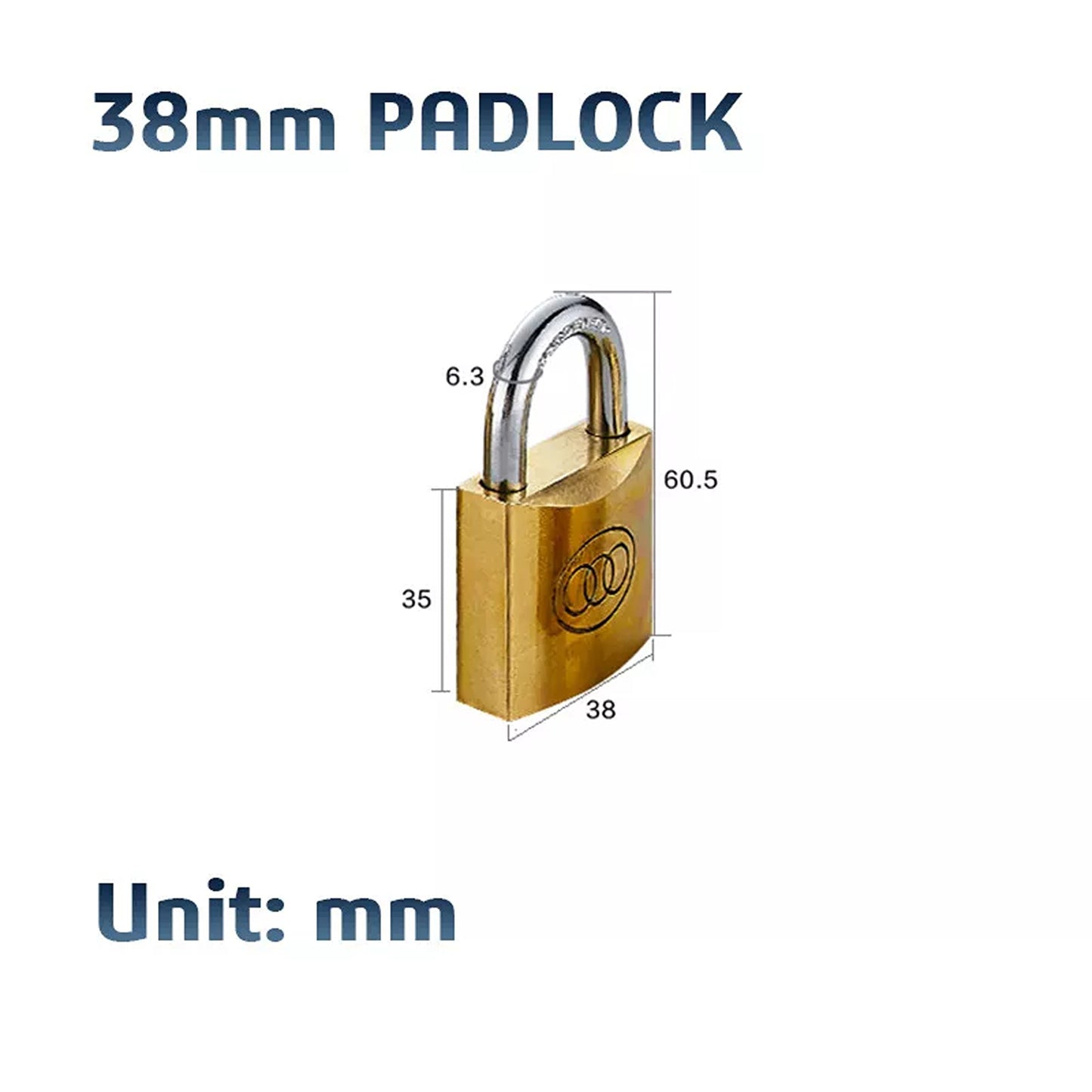 Heavy Duty Brass Padlocks Keyed Alike Value Pack Same Key All Locks