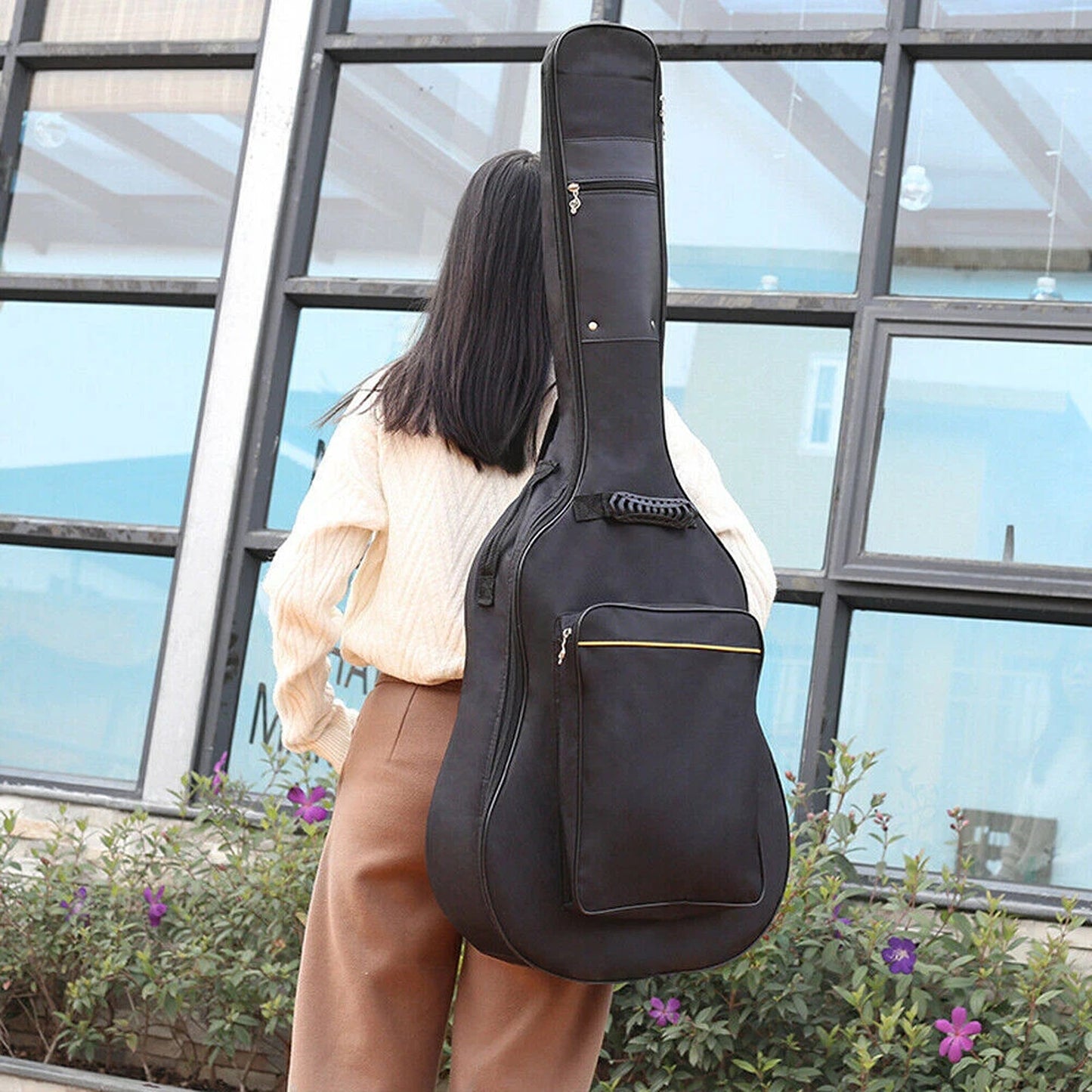 Guitar Bag Padded Gig Bag Double Strap Backpack