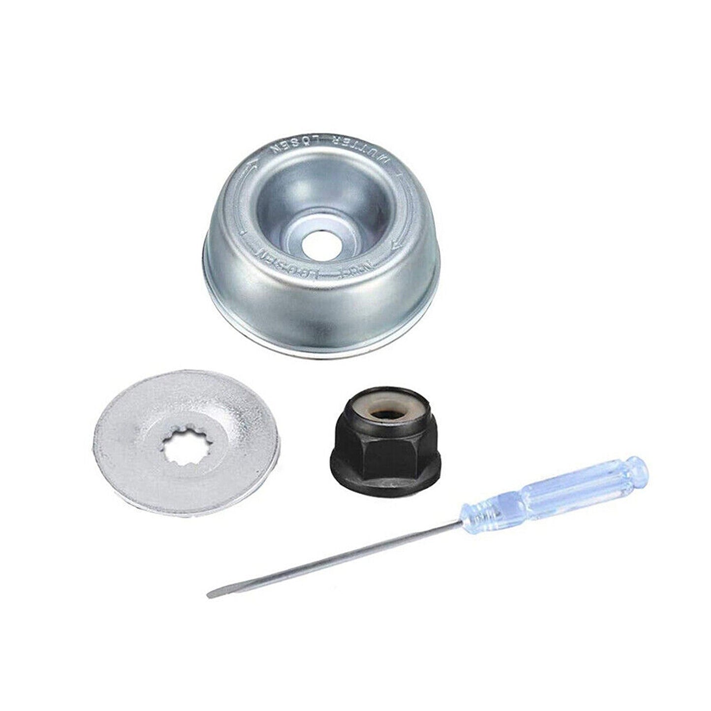 Mower Triangle Saw Blade Weed Eater Blade 3-Teeth Brush Cutter Trimmer Blade - 2pcs