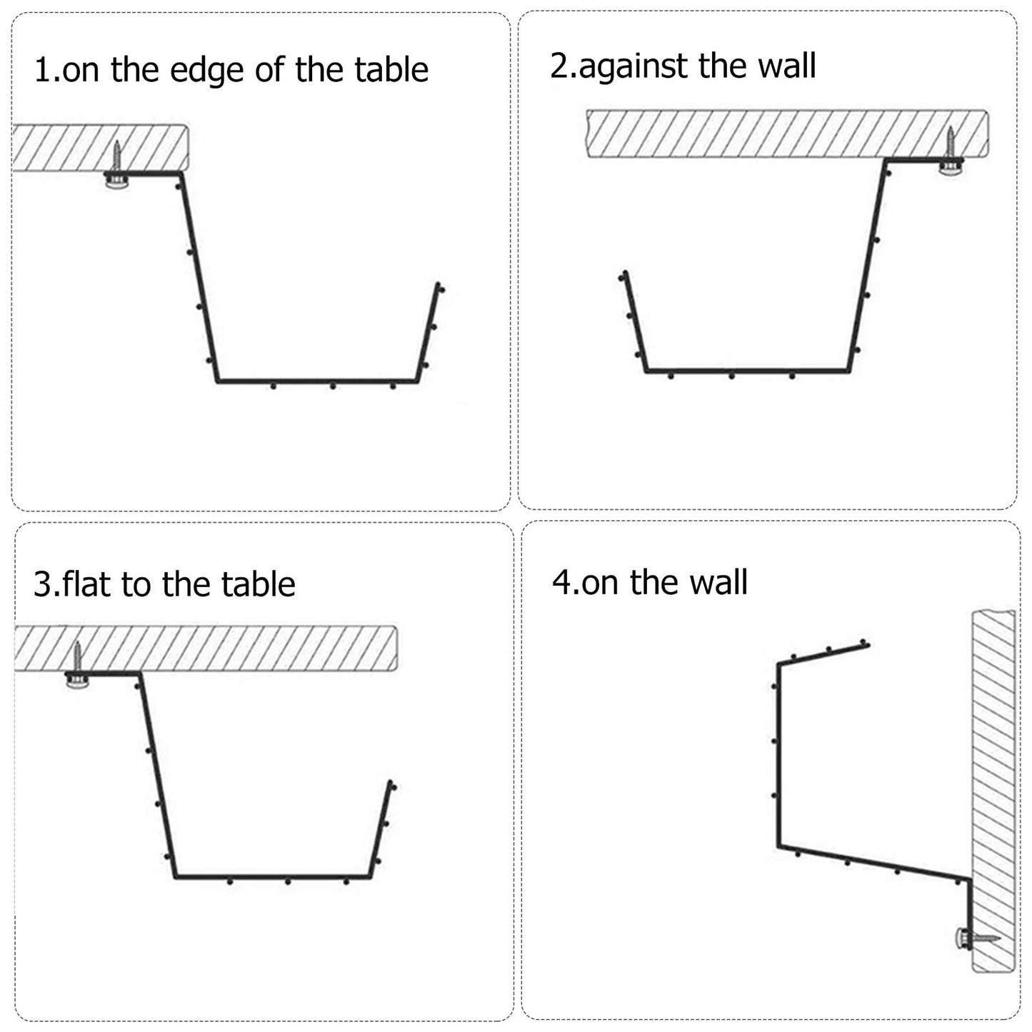 Cable Management Tray for Desk Under Desk Wire Organizer