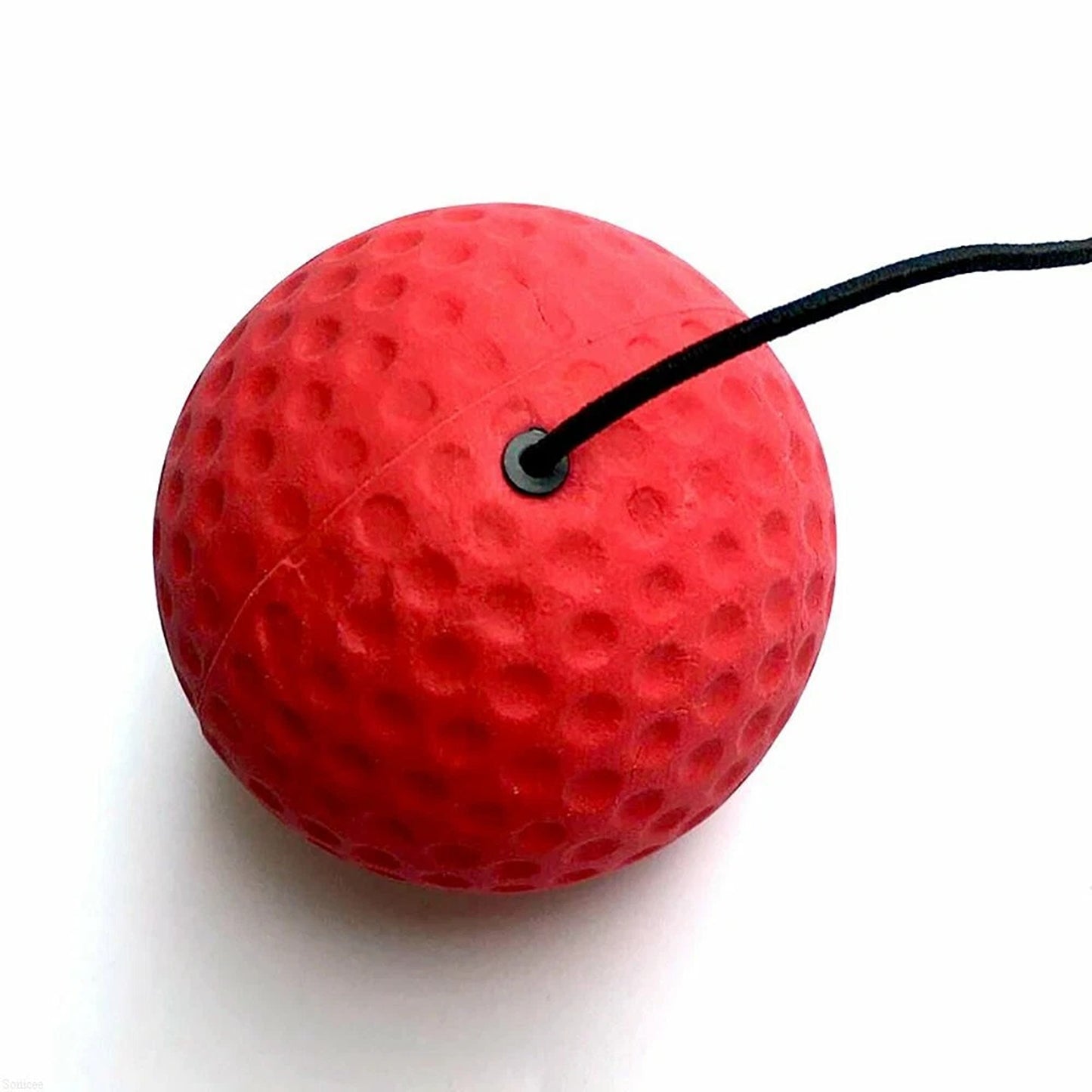 Reflex Reaction Ball Boxing Headband Speed Punch Training Red