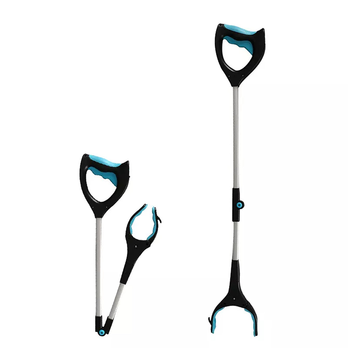 Foldable Extendable Grabber Reacher Stick with LED Light