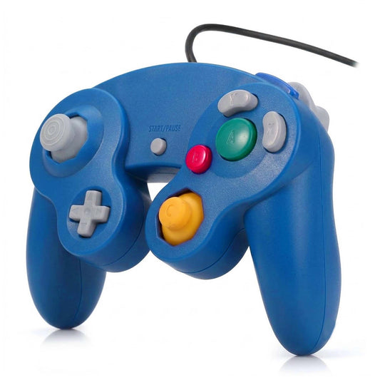 Blue Replacement Controller For Nintendo GameCube GC Gamepad
