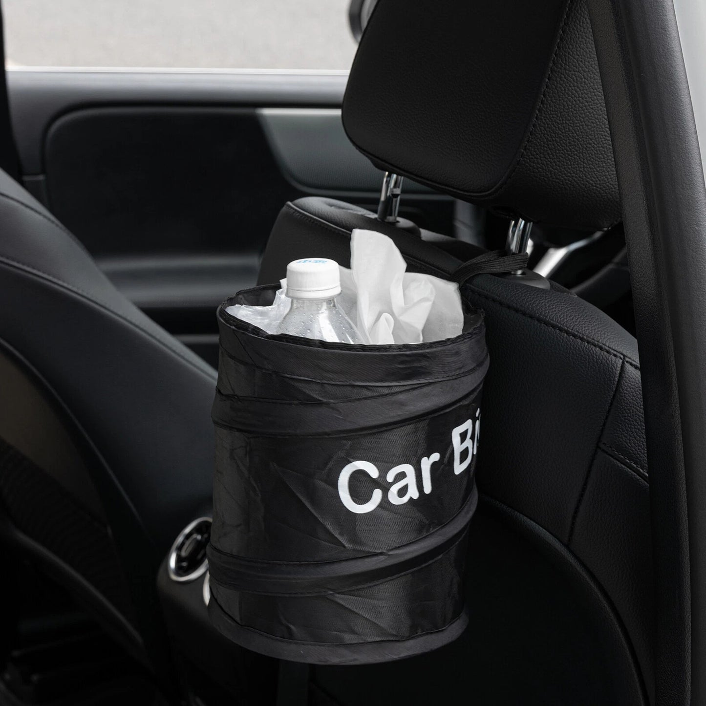 Foldable Car Trash Bin Waterproof Garbage Storage Organizer