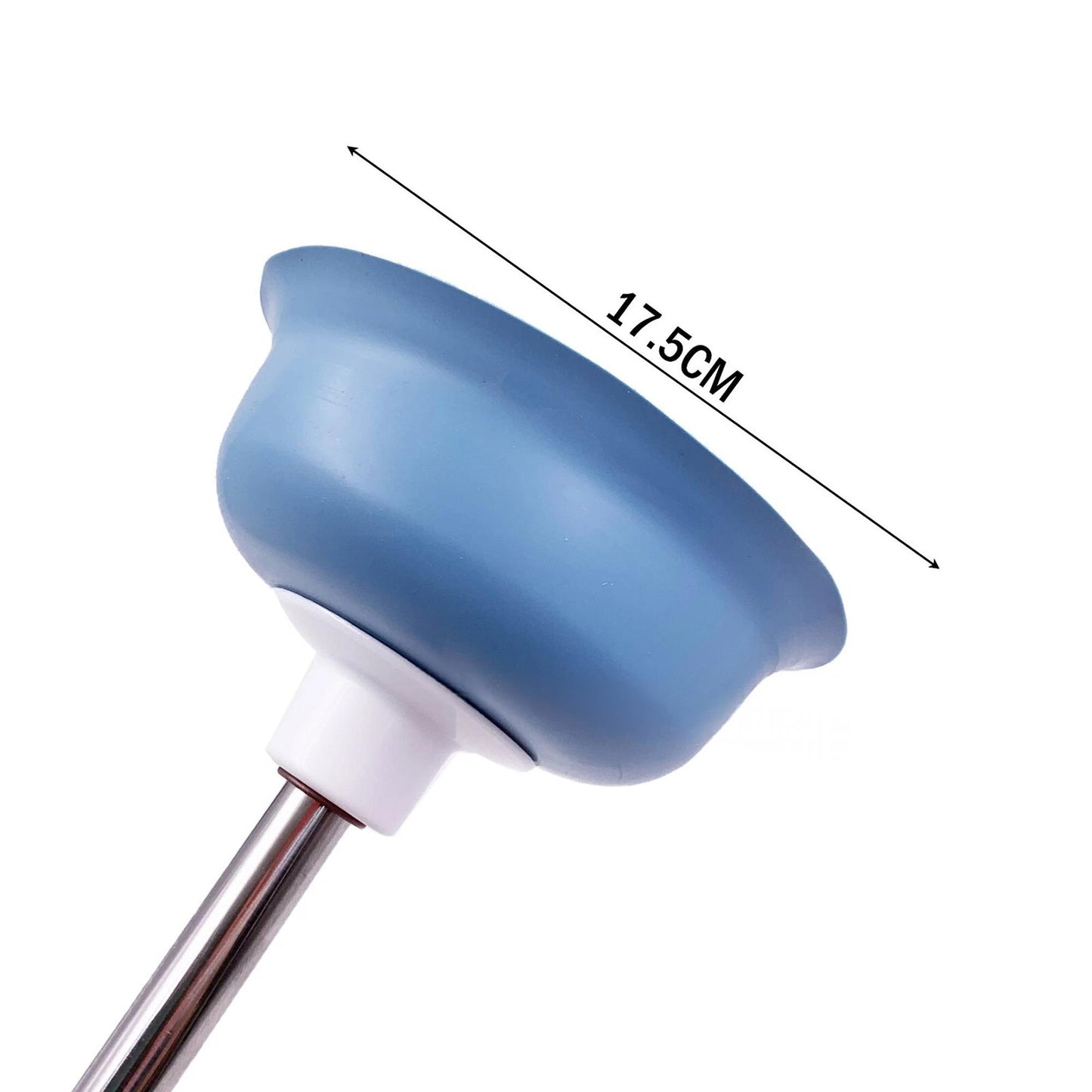 Jumbo Drain Plunger for Toilet Sink Shower and Bath Unblocker Plumbing Tool - Random Colour
