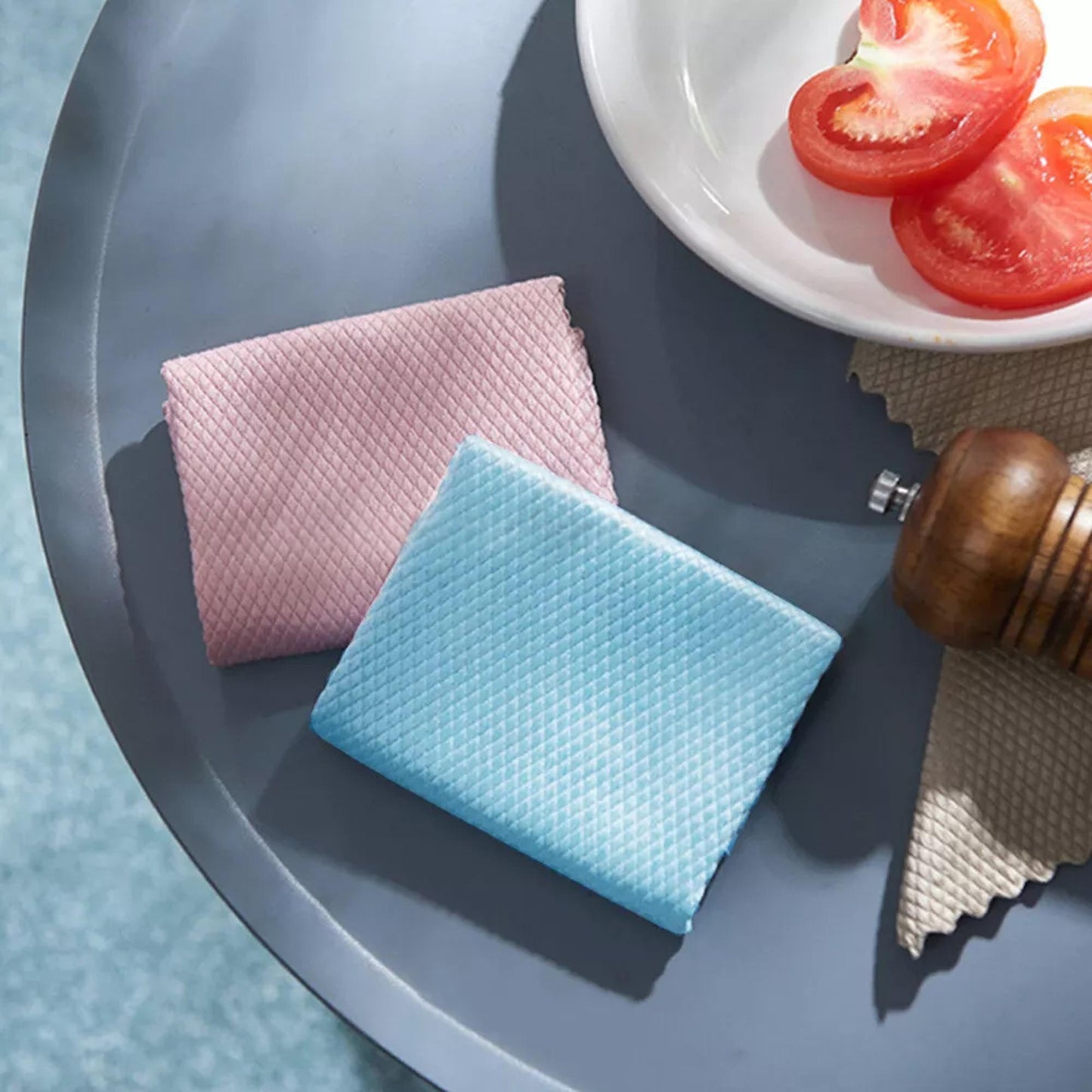 Magic Nano Cloths 5 Pack for Dishwashing and Glass Cleaning