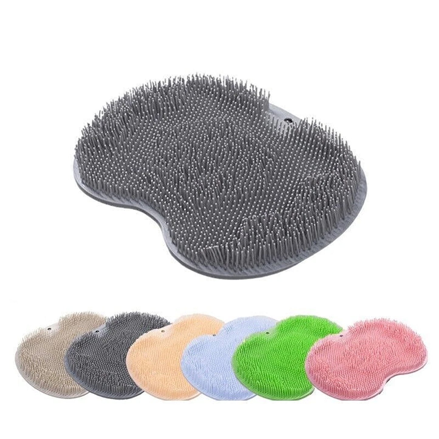 Foot and Back Scrubber Mat for Shower and Bath Exfoliating Pad