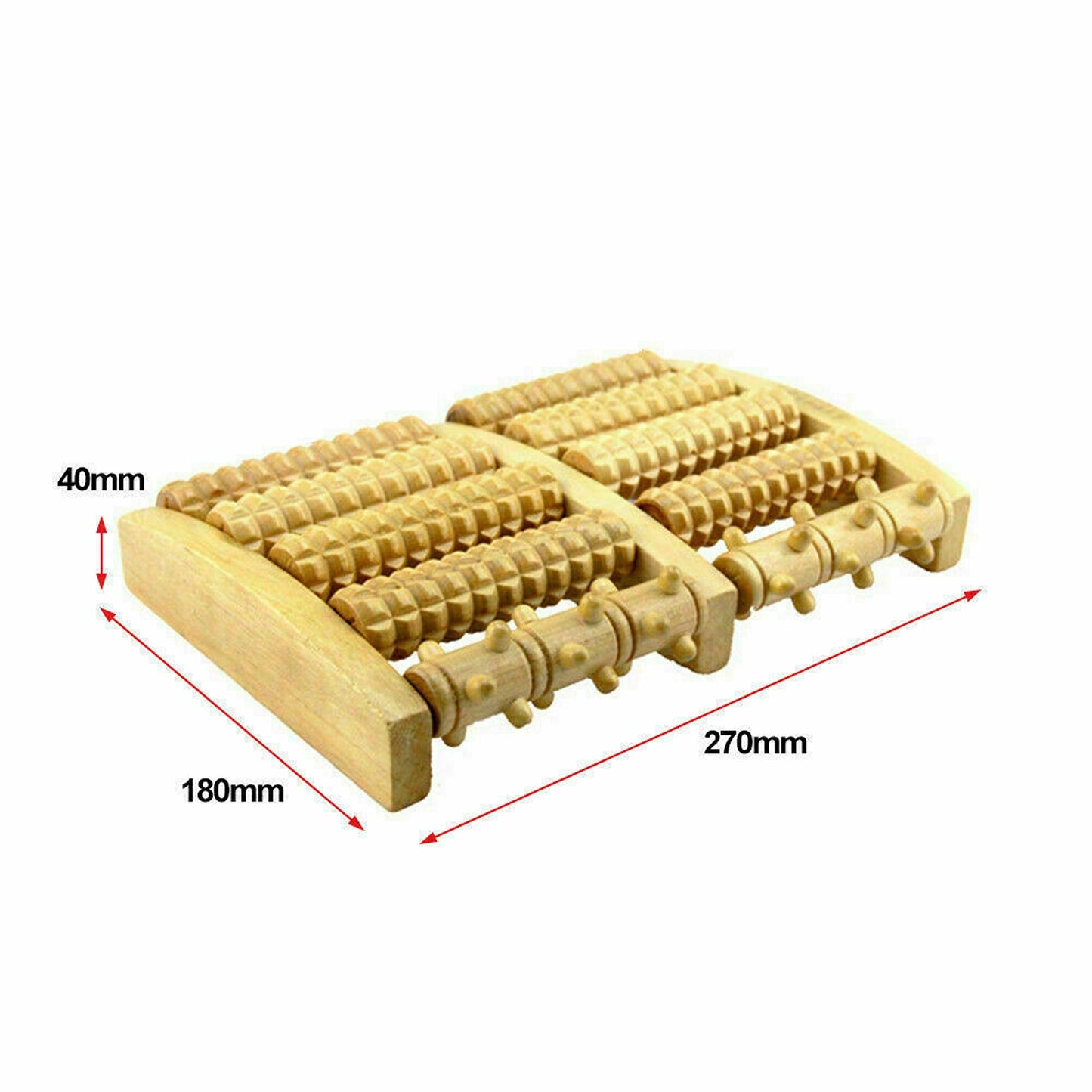 Acupressure Tool Wooden Foot Massage Roller