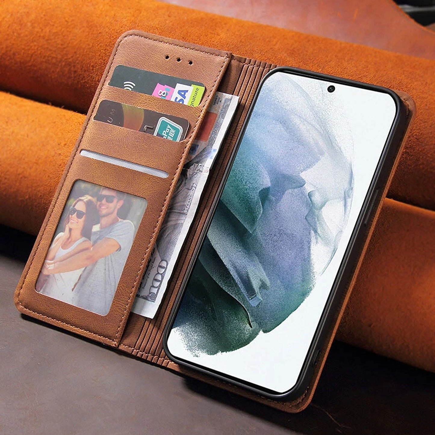 Wallet Leather Case Cover For Samsung Galaxy S9 Plus
