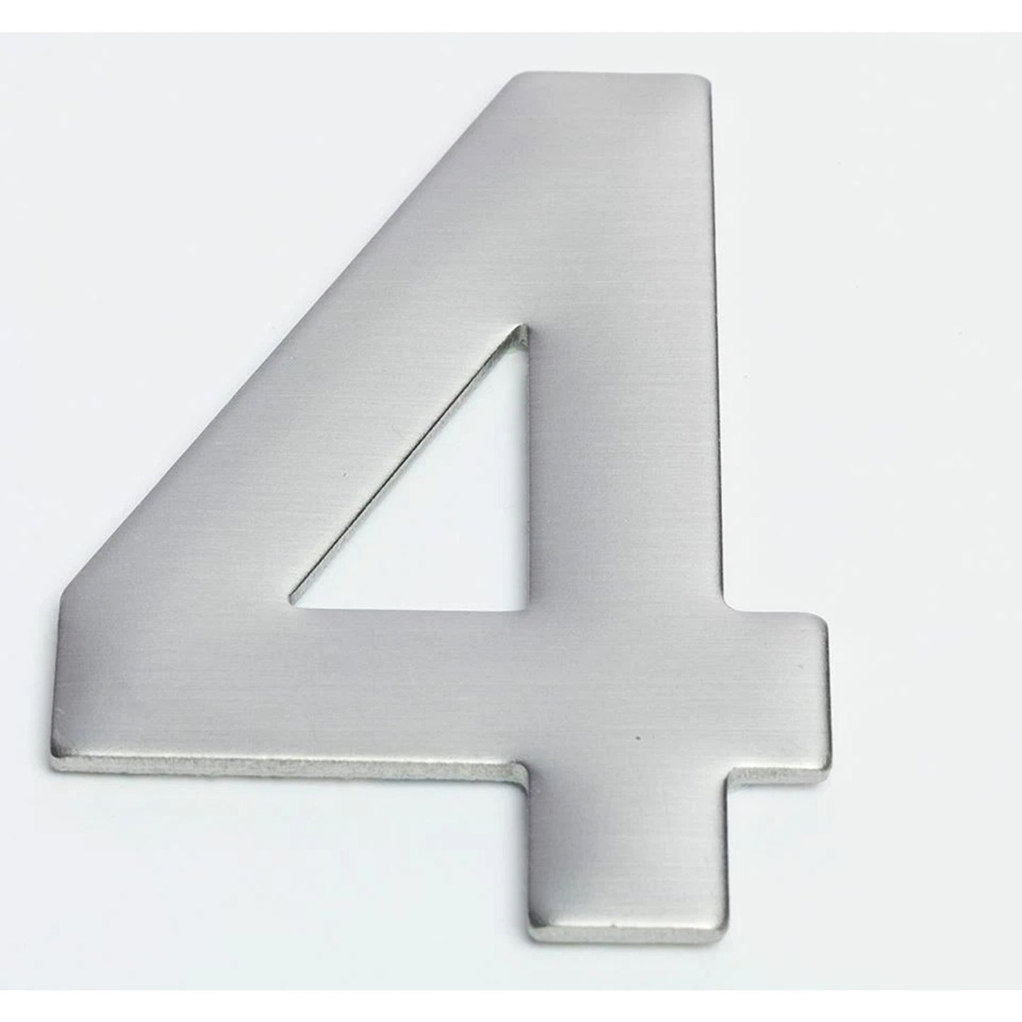 Stainless Steel House Numbers for Door Letterbox or Wall Plaque Stick On