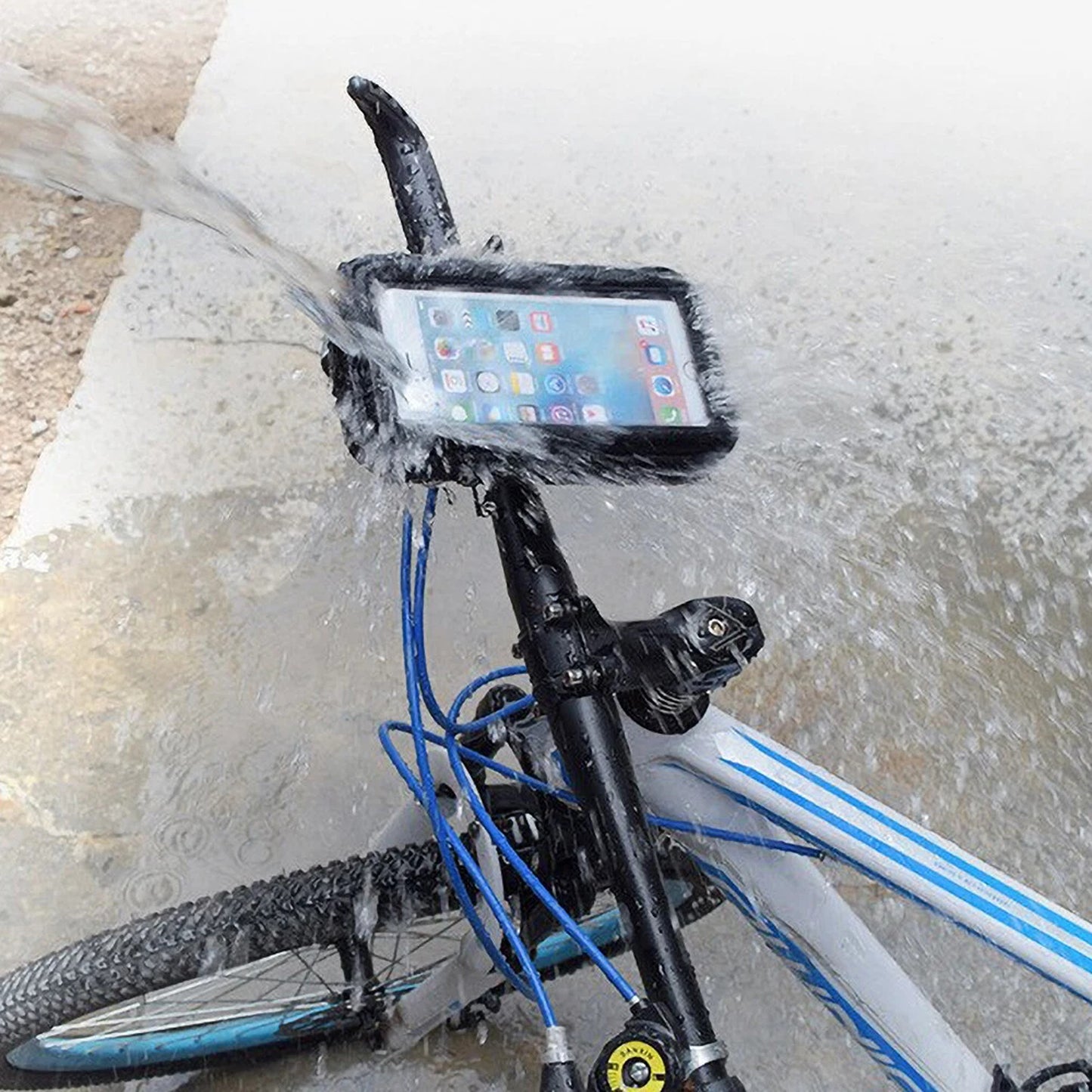 Waterproof Phone Holder Case for Bike and Motorcycle Handlebar