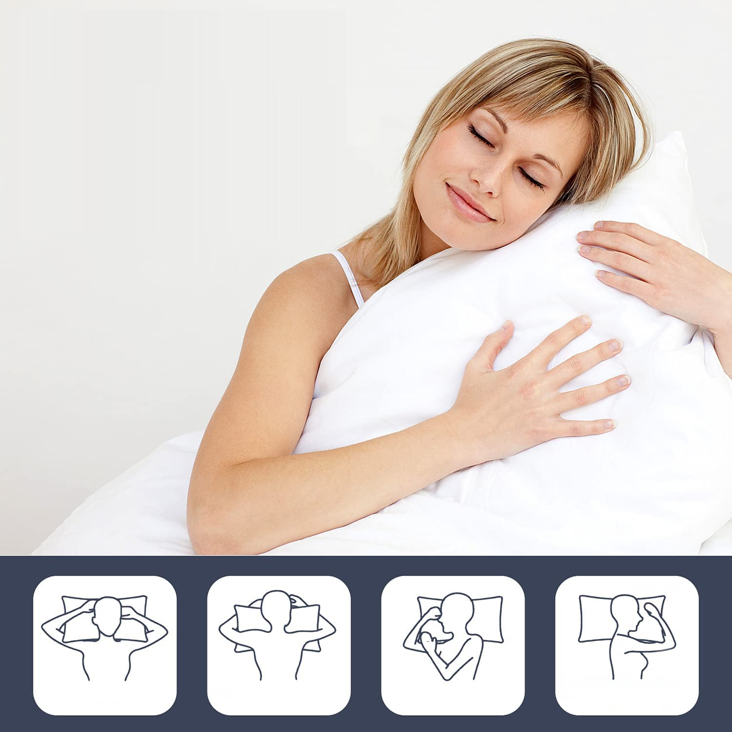 Hotel Queen King Cooling Pillows - Set of 2