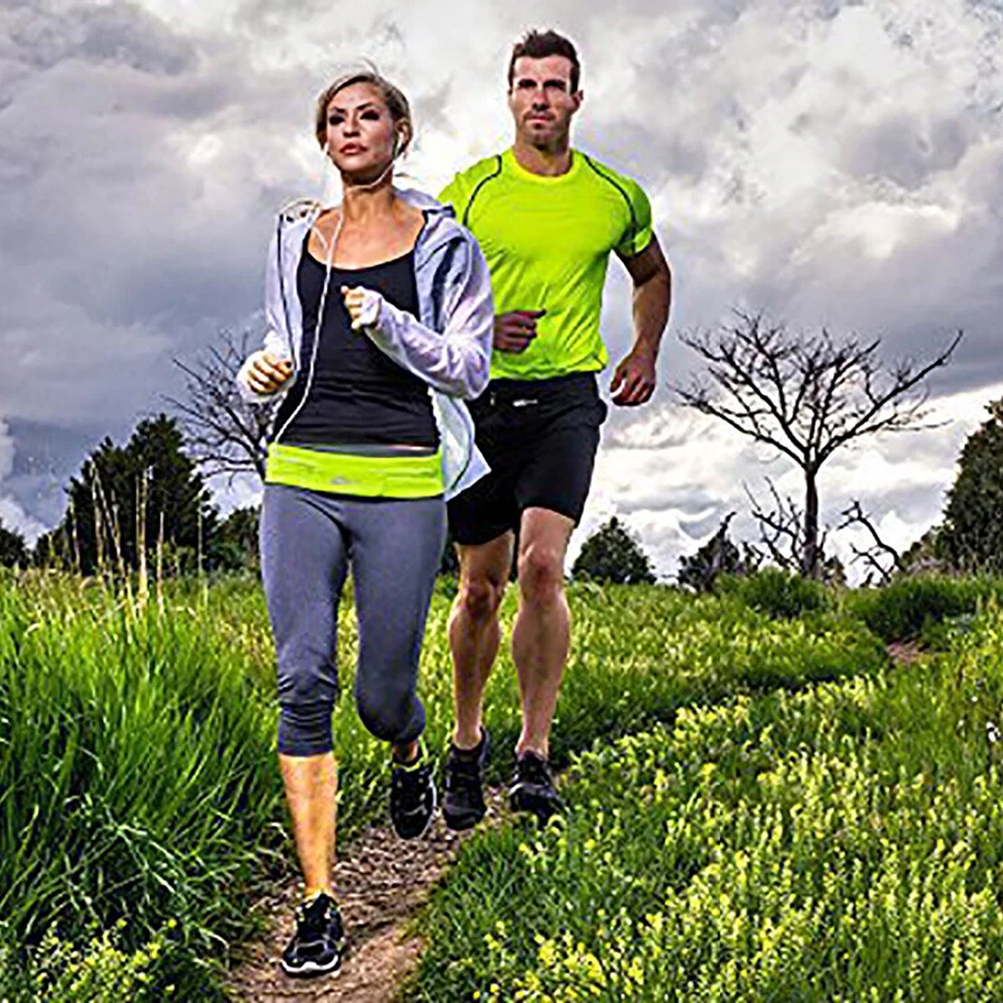 Expandable Running Waist Belt for Travel Fitness and Hiking