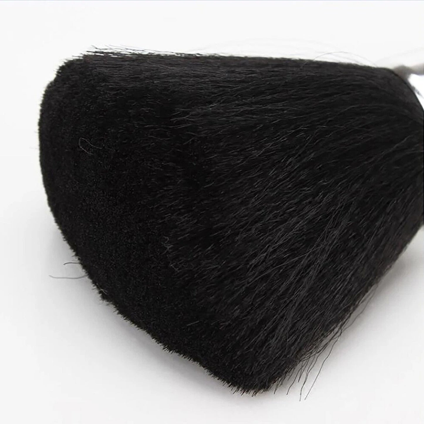 Barber Neck Duster Brush Hair Cutting Cleaning Brush Black