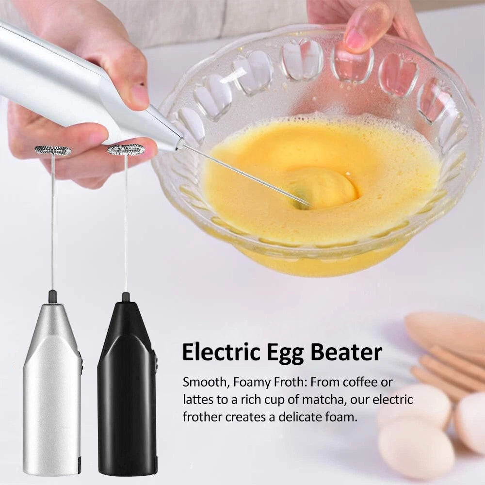 Mini Foamer Kitchen Tool Milk Frother Egg Beater Stirrer Whisk Mixer Electric