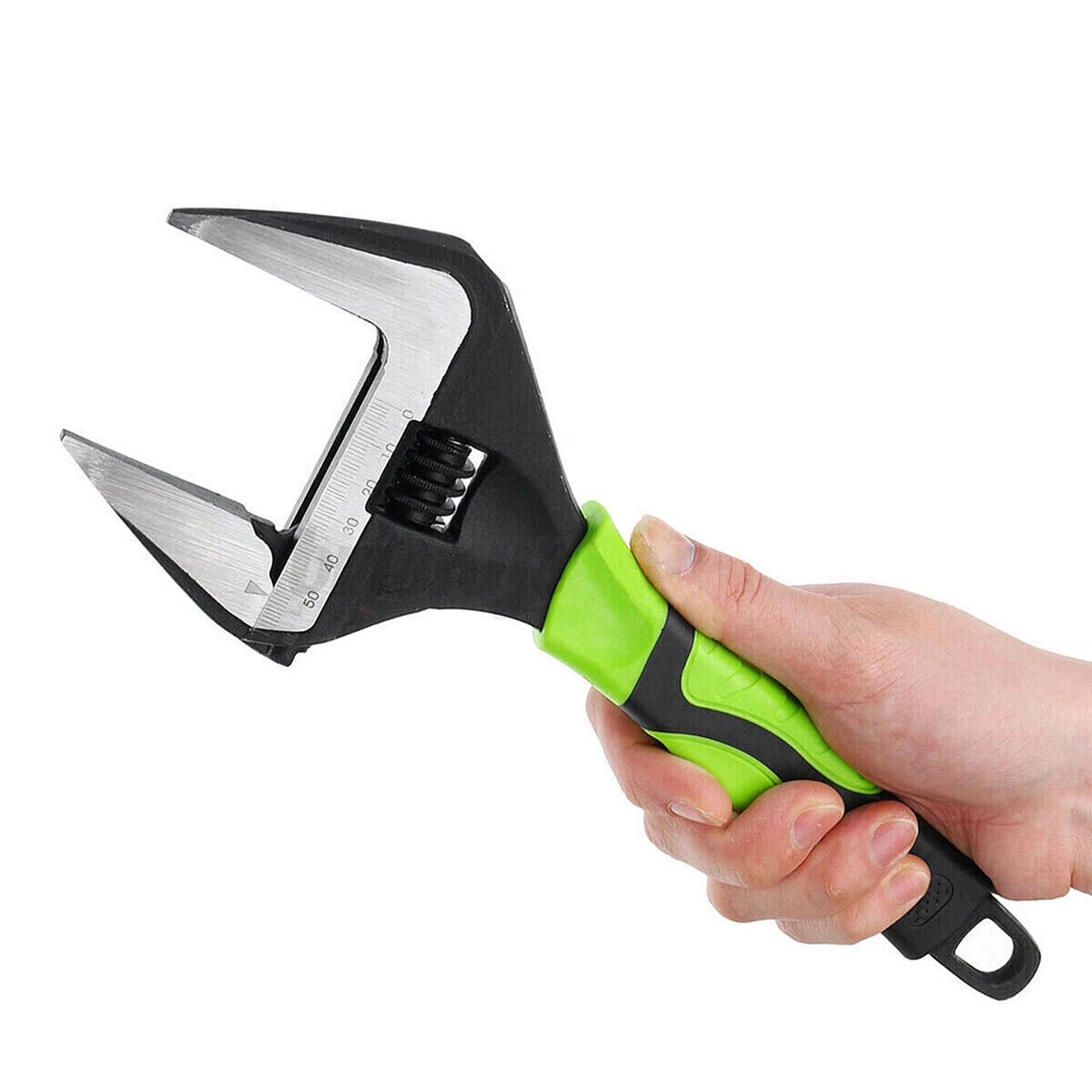 Adjustable Shifting Wrench Spanner with Wide Jaws 6 8 10 12 Inch