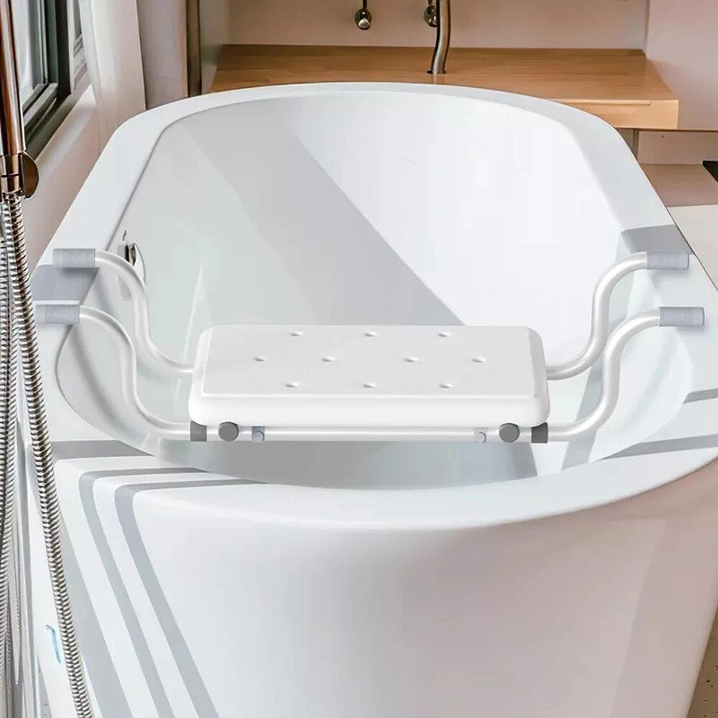 Adjustable Shower Bath Chair for Elderly and Disabled